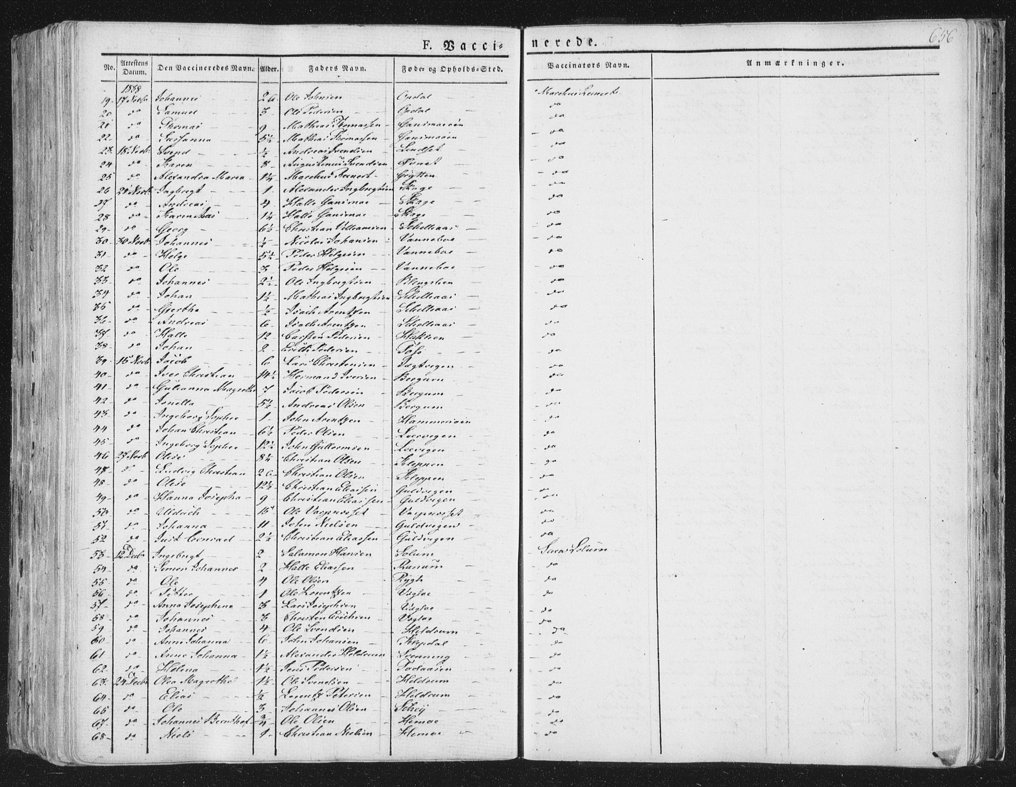 Ministerialprotokoller, klokkerbøker og fødselsregistre - Nord-Trøndelag, AV/SAT-A-1458/764/L0552: Parish register (official) no. 764A07b, 1824-1865, p. 656