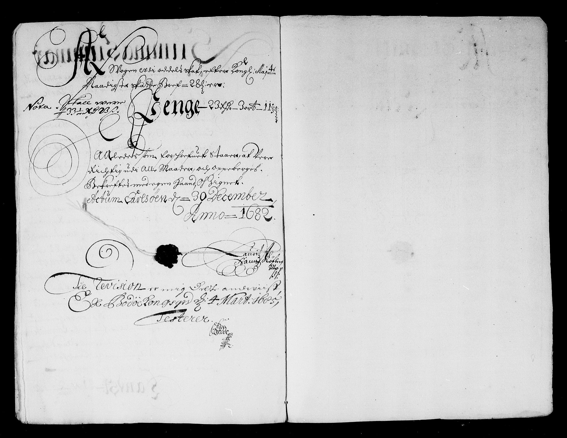 Rentekammeret inntil 1814, Reviderte regnskaper, Stiftamtstueregnskaper, Trondheim stiftamt og Nordland amt, AV/RA-EA-6044/R/Rg/L0070: Trondheim stiftamt og Nordland amt, 1682