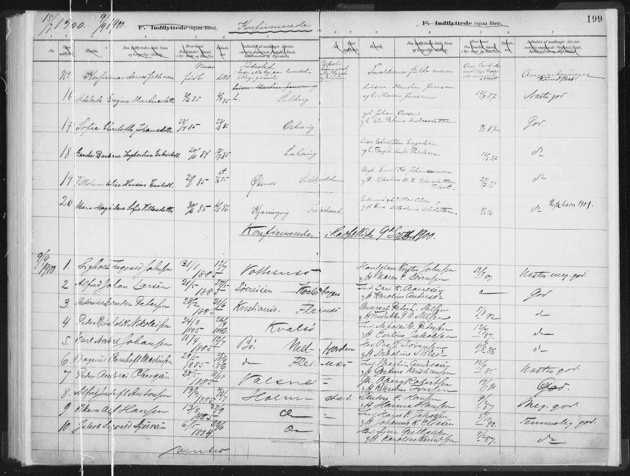 Ministerialprotokoller, klokkerbøker og fødselsregistre - Nordland, SAT/A-1459/890/L1286: Parish register (official) no. 890A01, 1882-1902, p. 199