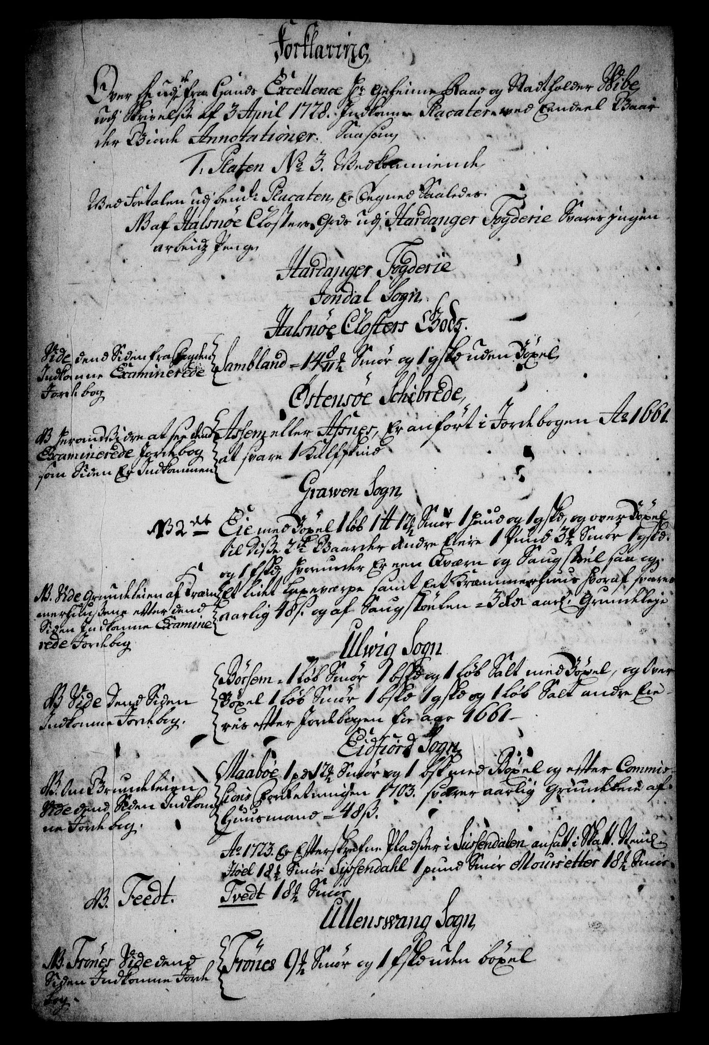 Rentekammeret inntil 1814, Realistisk ordnet avdeling, RA/EA-4070/On/L0005: [Jj 6]: Forskjellige dokumenter om Halsnøy klosters gods, 1697-1770, p. 519