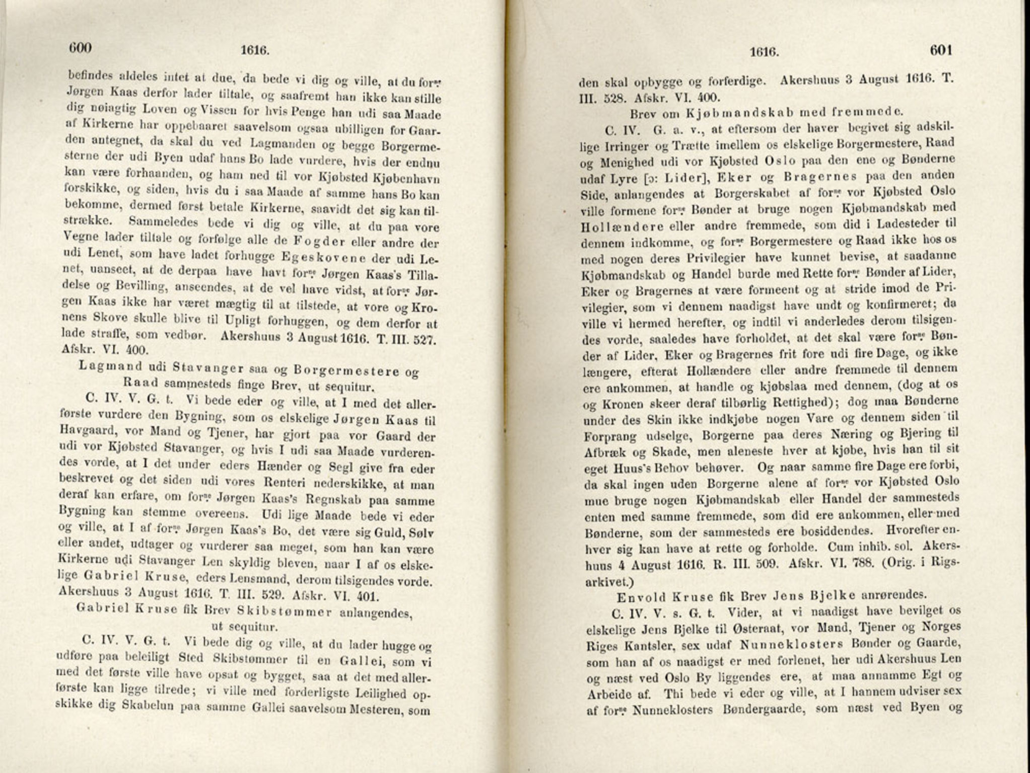 Publikasjoner utgitt av Det Norske Historiske Kildeskriftfond, PUBL/-/-/-: Norske Rigs-Registranter, bind 4, 1603-1618, p. 600-601