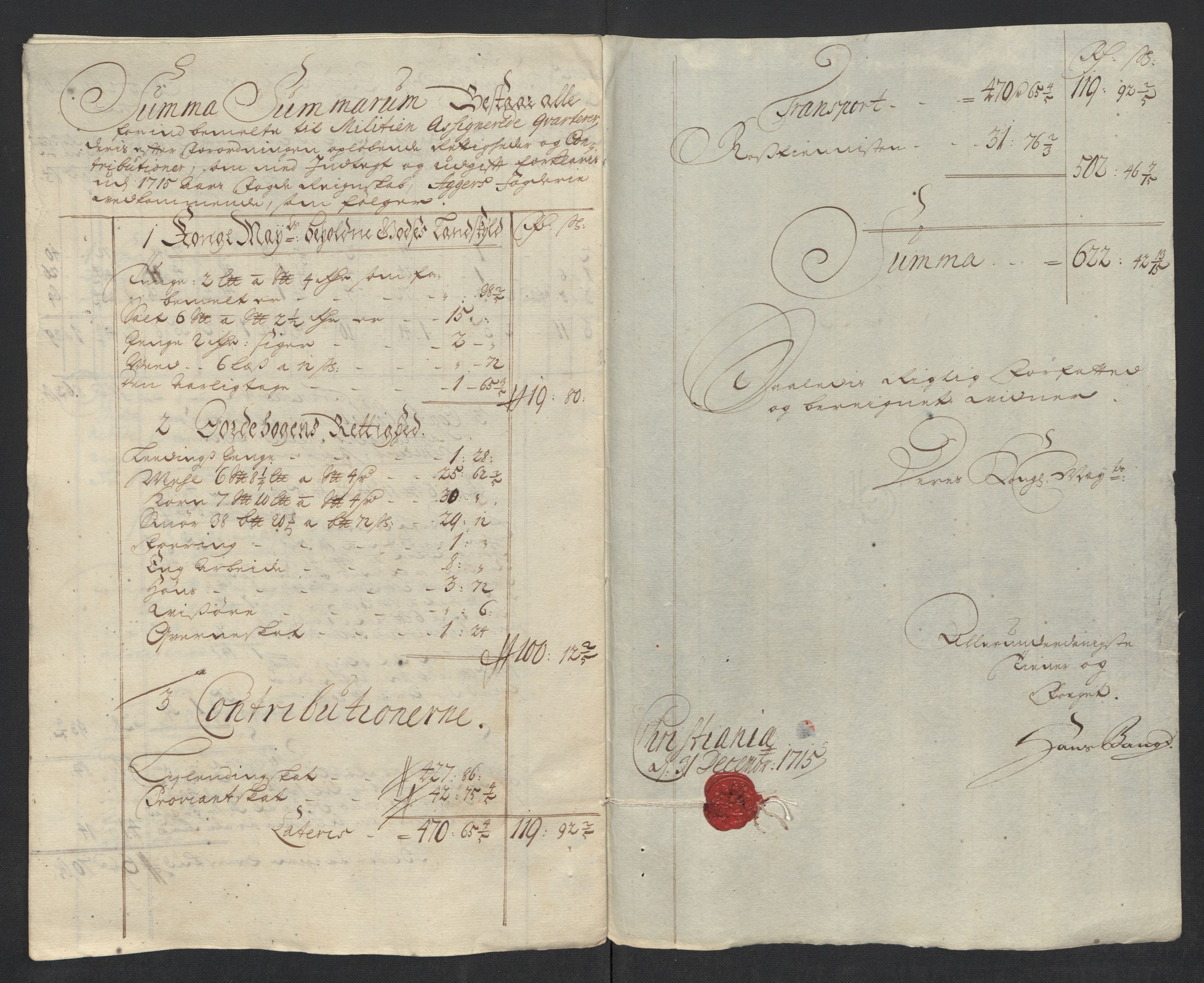 Rentekammeret inntil 1814, Reviderte regnskaper, Fogderegnskap, AV/RA-EA-4092/R10/L0453: Fogderegnskap Aker og Follo, 1715, p. 214