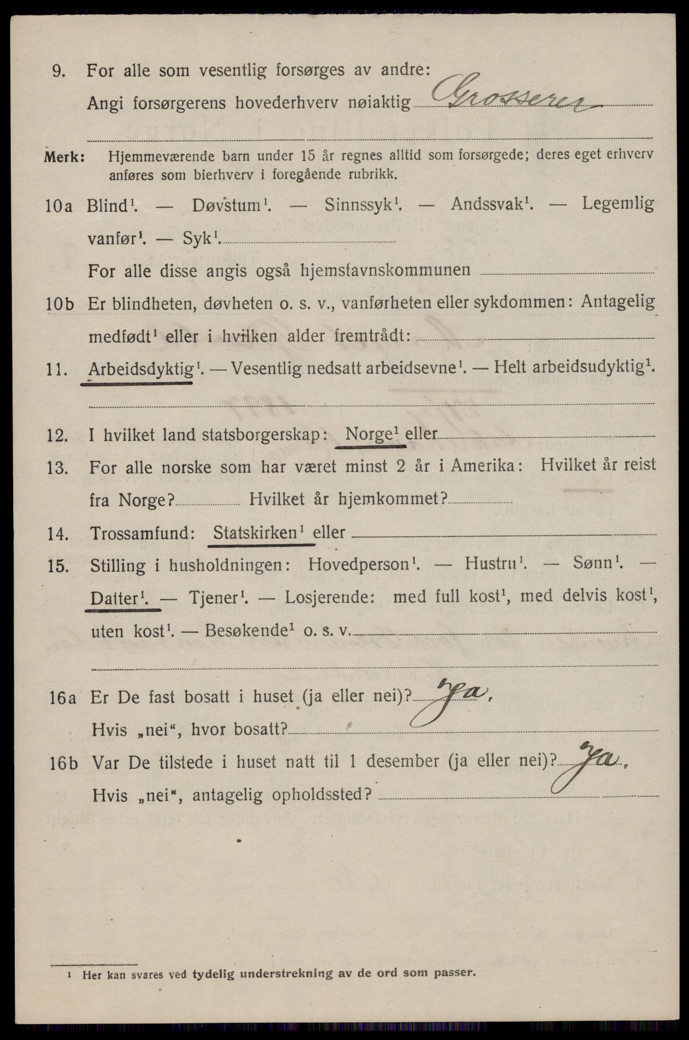 SAST, 1920 census for Haugesund, 1920, p. 25514