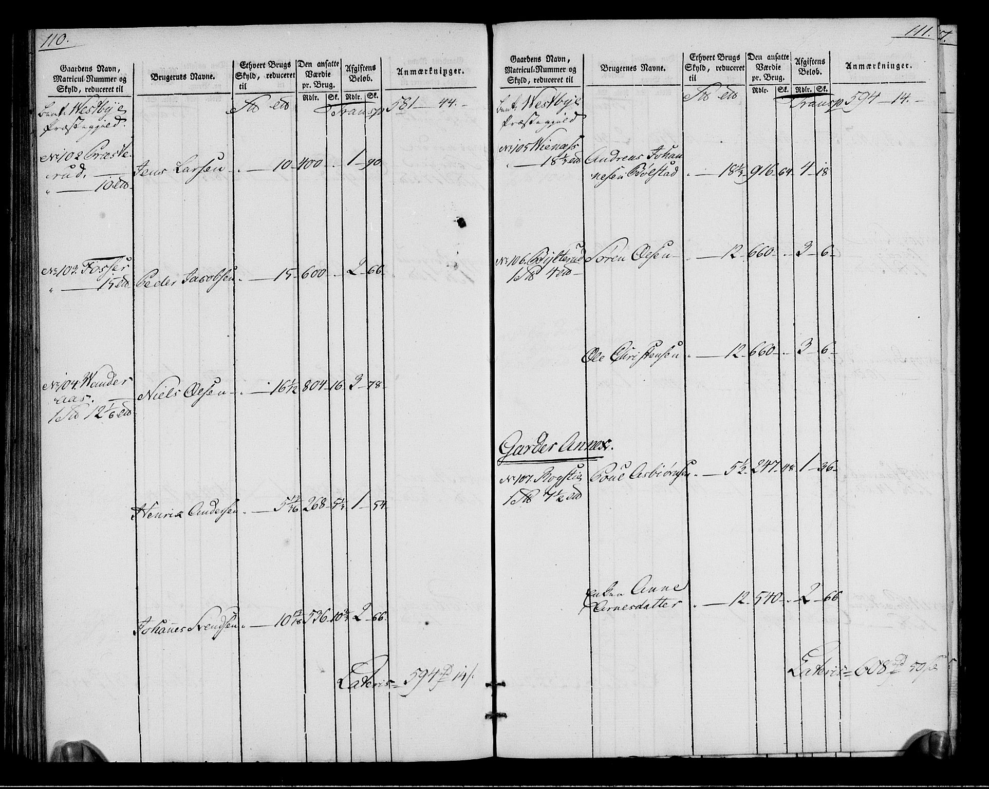 Rentekammeret inntil 1814, Realistisk ordnet avdeling, AV/RA-EA-4070/N/Ne/Nea/L0015: Follo fogderi. Oppebørselsregister, 1803-1804, p. 59