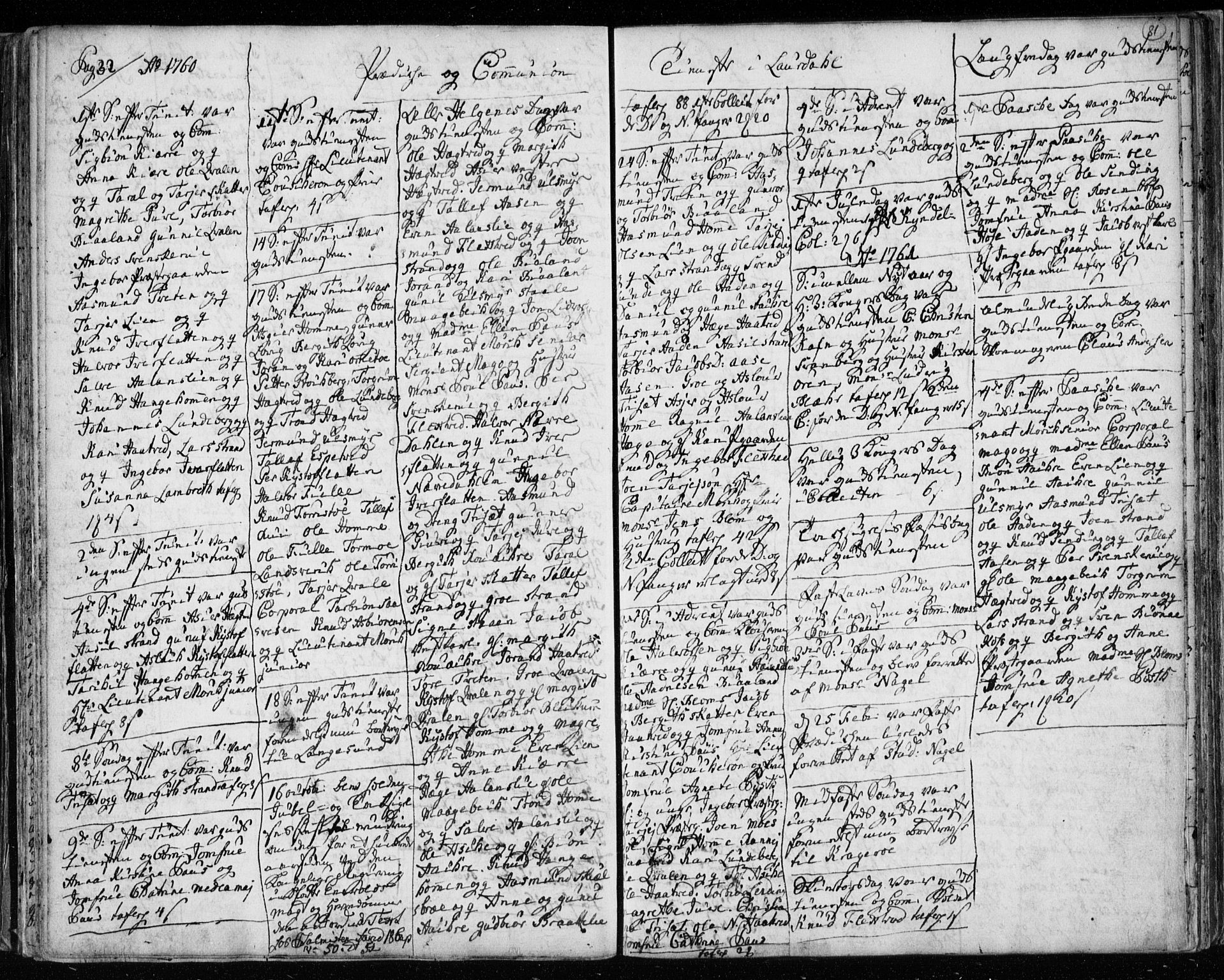 Lårdal kirkebøker, AV/SAKO-A-284/F/Fa/L0003: Parish register (official) no. I 3, 1754-1790, p. 81