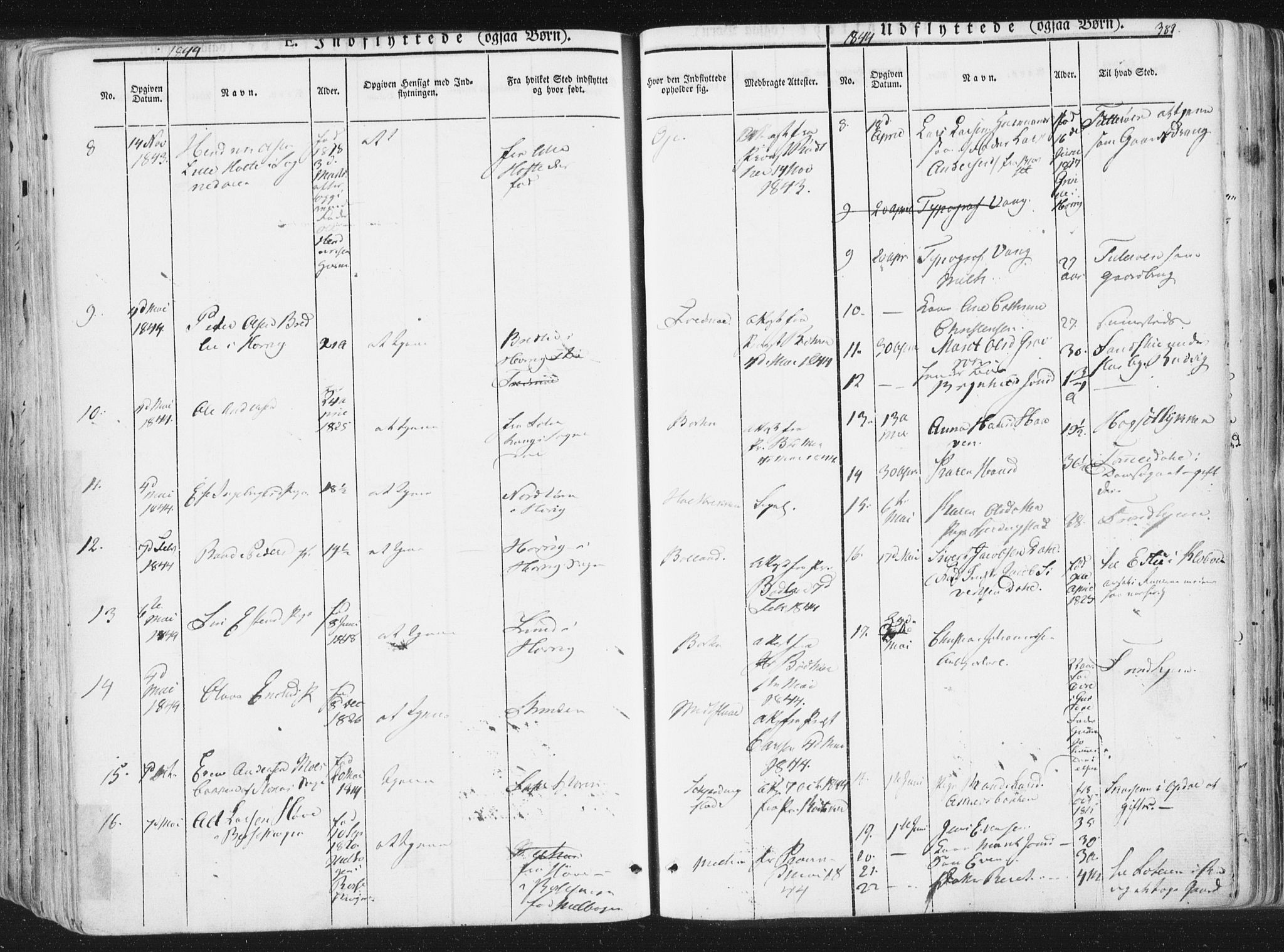 Ministerialprotokoller, klokkerbøker og fødselsregistre - Sør-Trøndelag, AV/SAT-A-1456/691/L1074: Parish register (official) no. 691A06, 1842-1852, p. 381