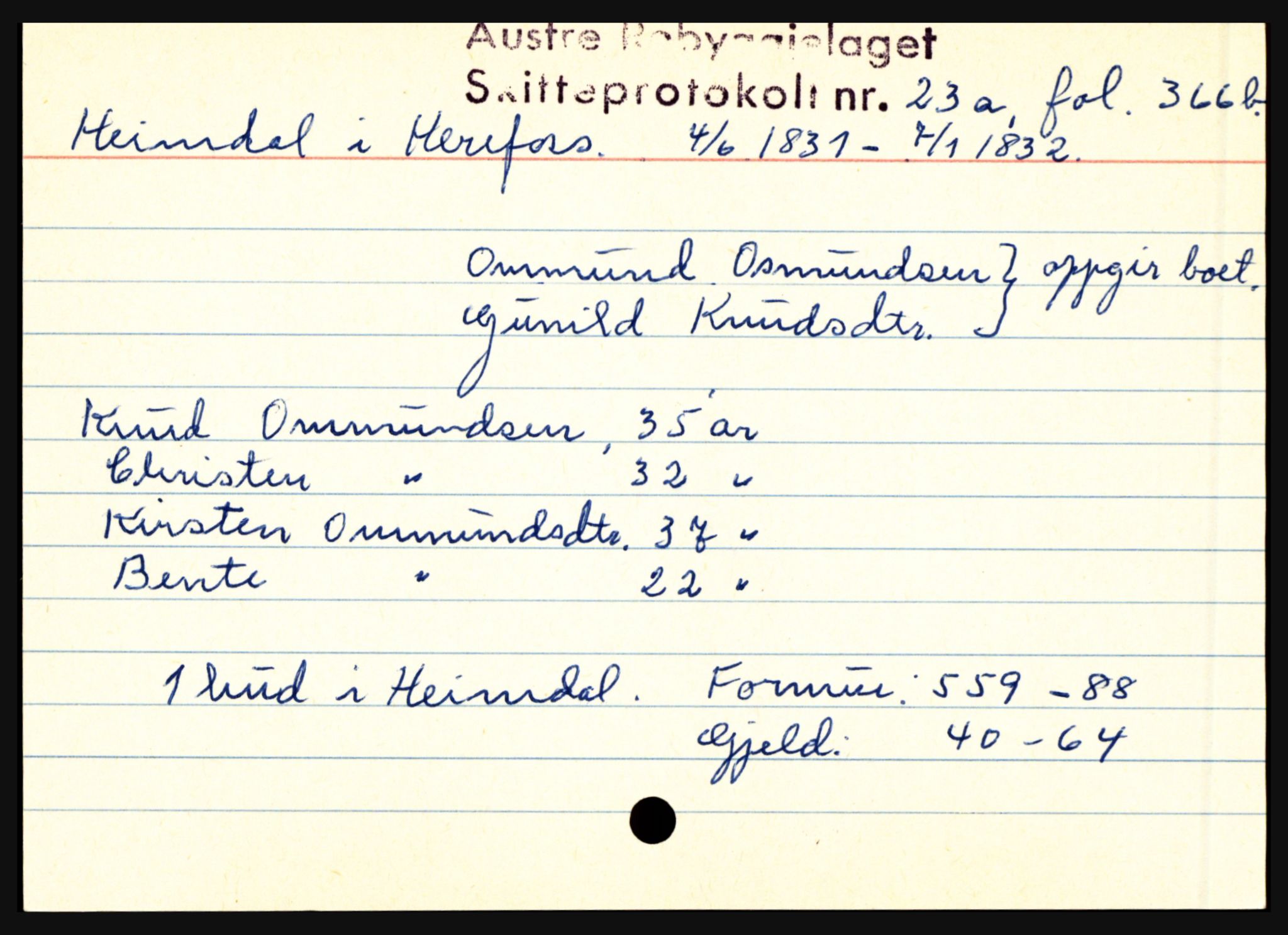 Østre Råbyggelag sorenskriveri, AV/SAK-1221-0016/H, p. 4707