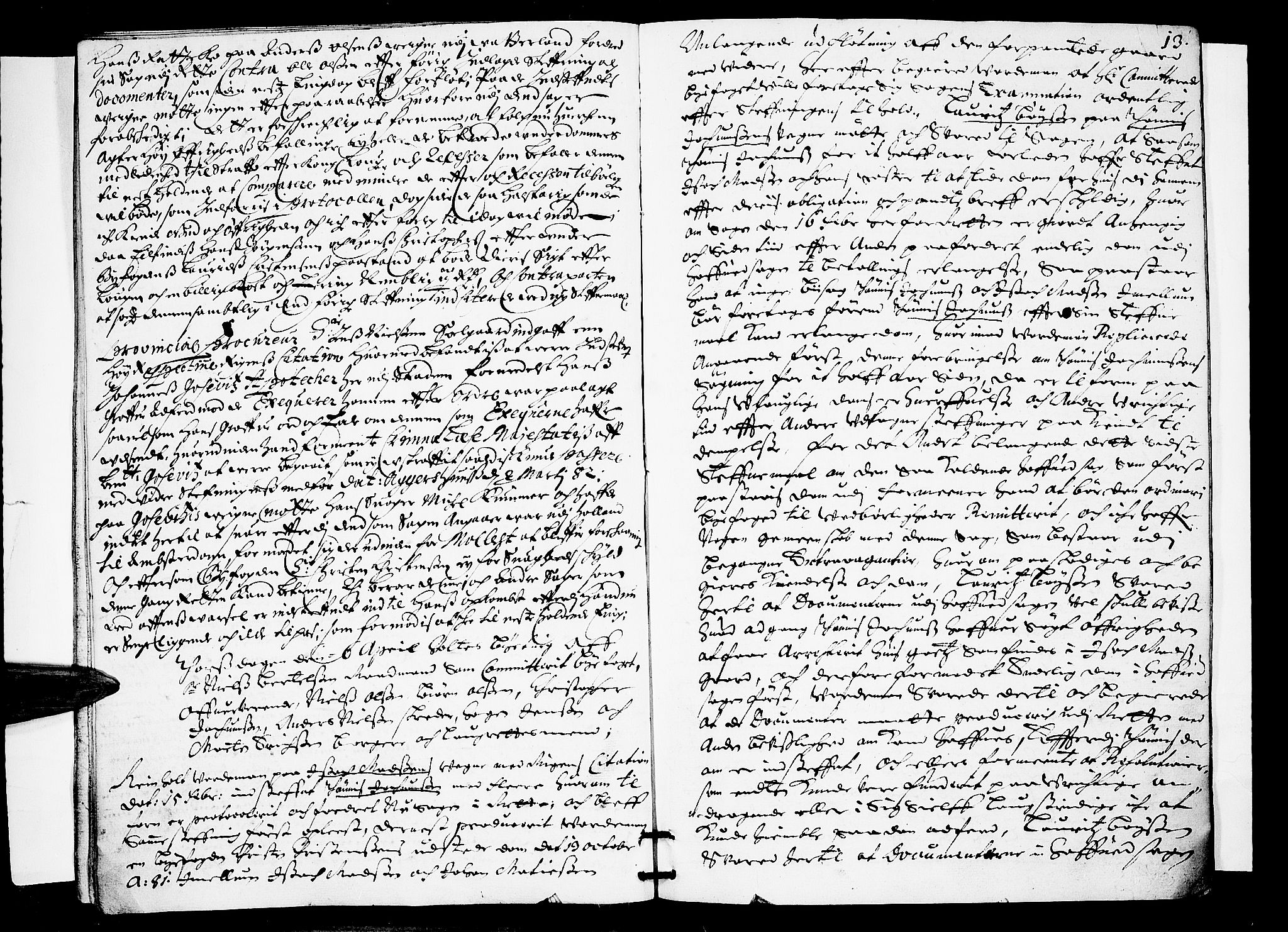 Christiania byfogd, AV/SAO-A-11543/F/Fb/L0016: Tingbok, 1682, p. 12b-13a