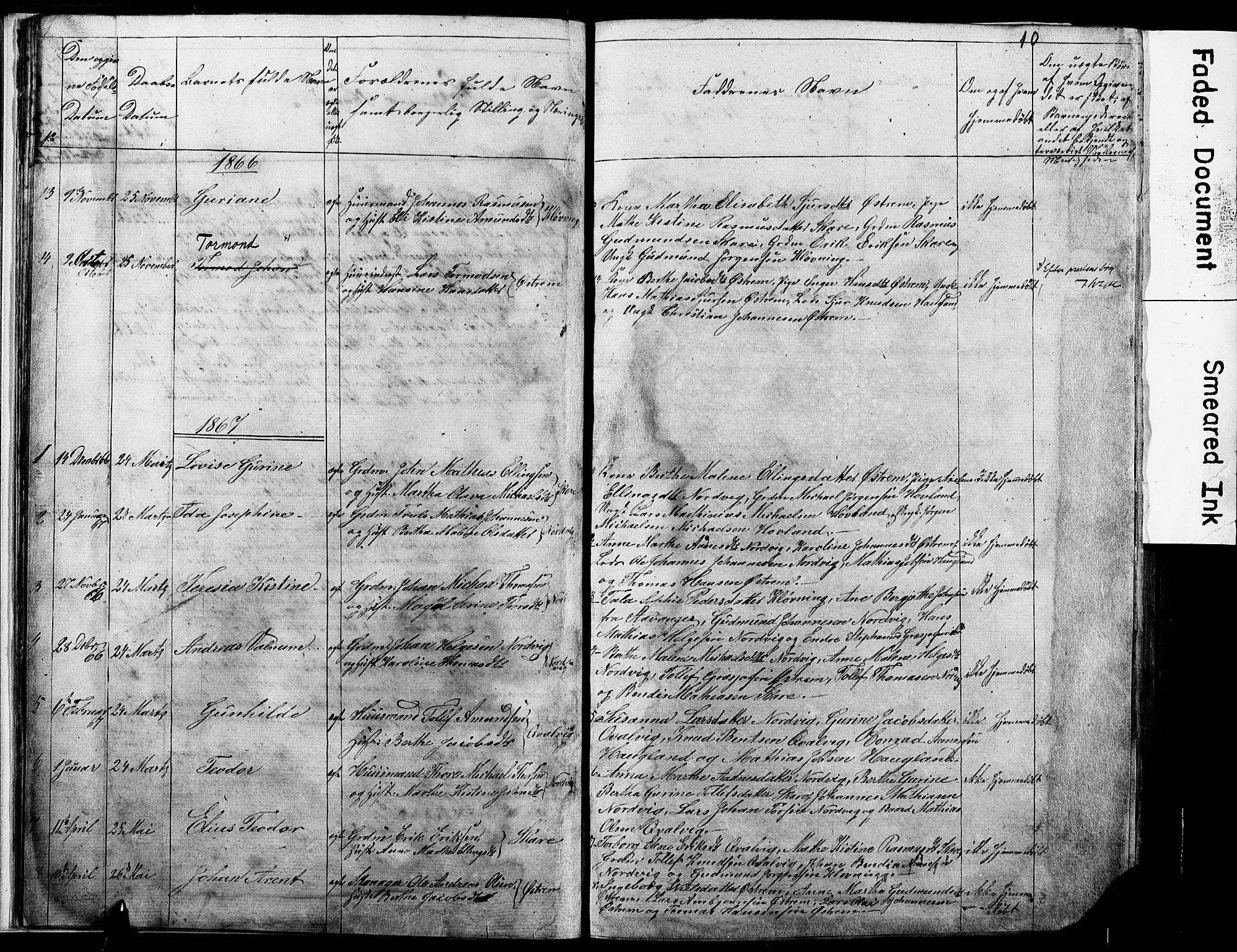 Torvastad sokneprestkontor, SAST/A -101857/H/Ha/Hab/L0005: Parish register (copy) no. B 5, 1857-1908, p. 10
