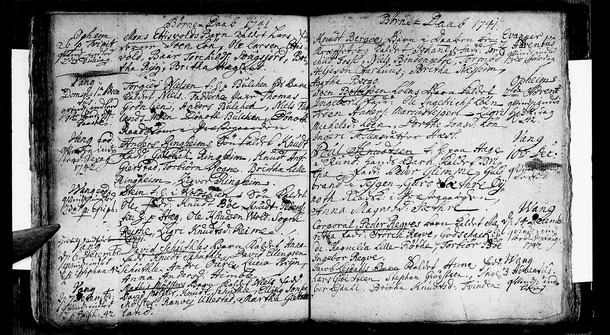 Voss sokneprestembete, AV/SAB-A-79001/H/Haa: Parish register (official) no. A 5, 1736-1743, p. 104