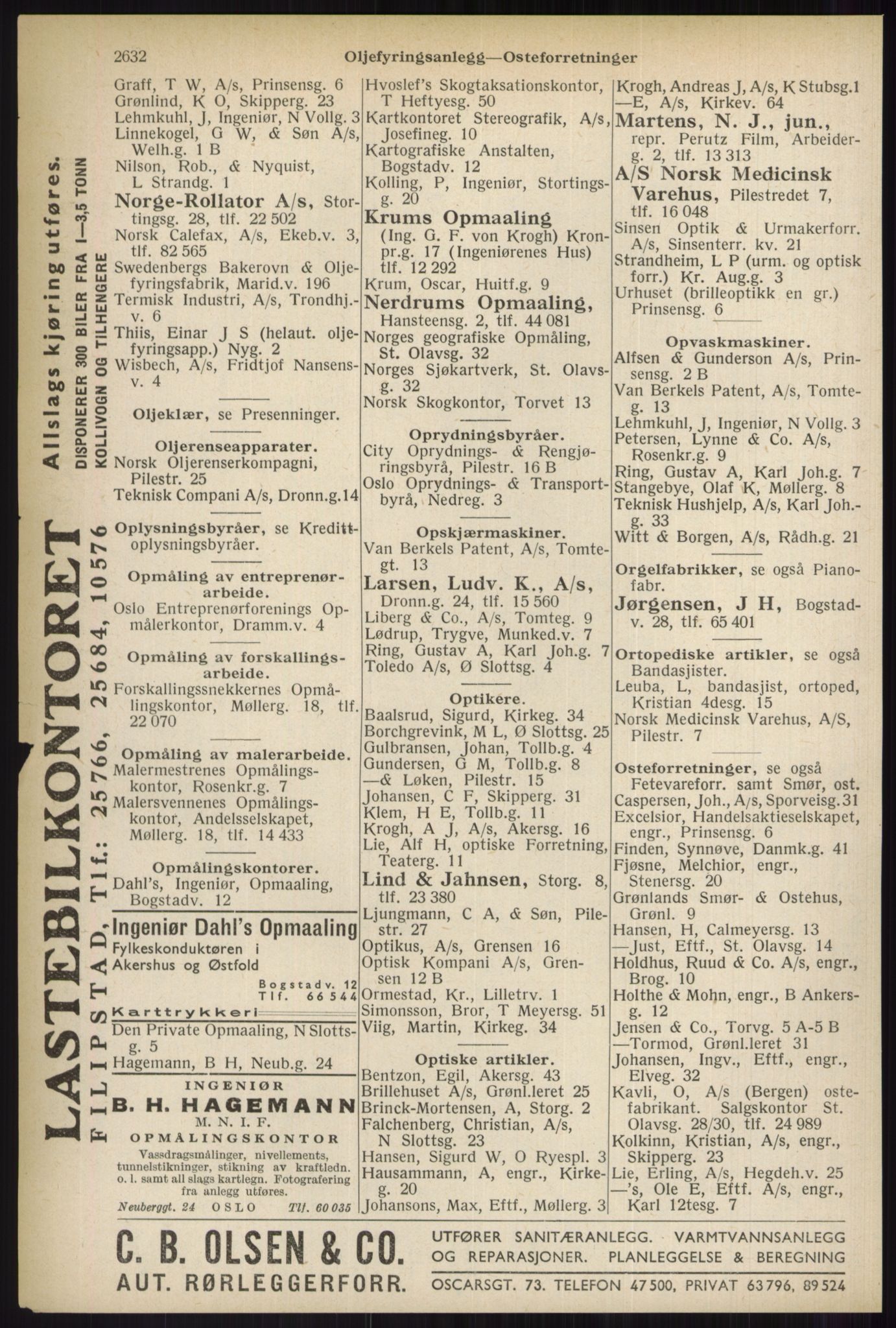 Kristiania/Oslo adressebok, PUBL/-, 1937, p. 2632