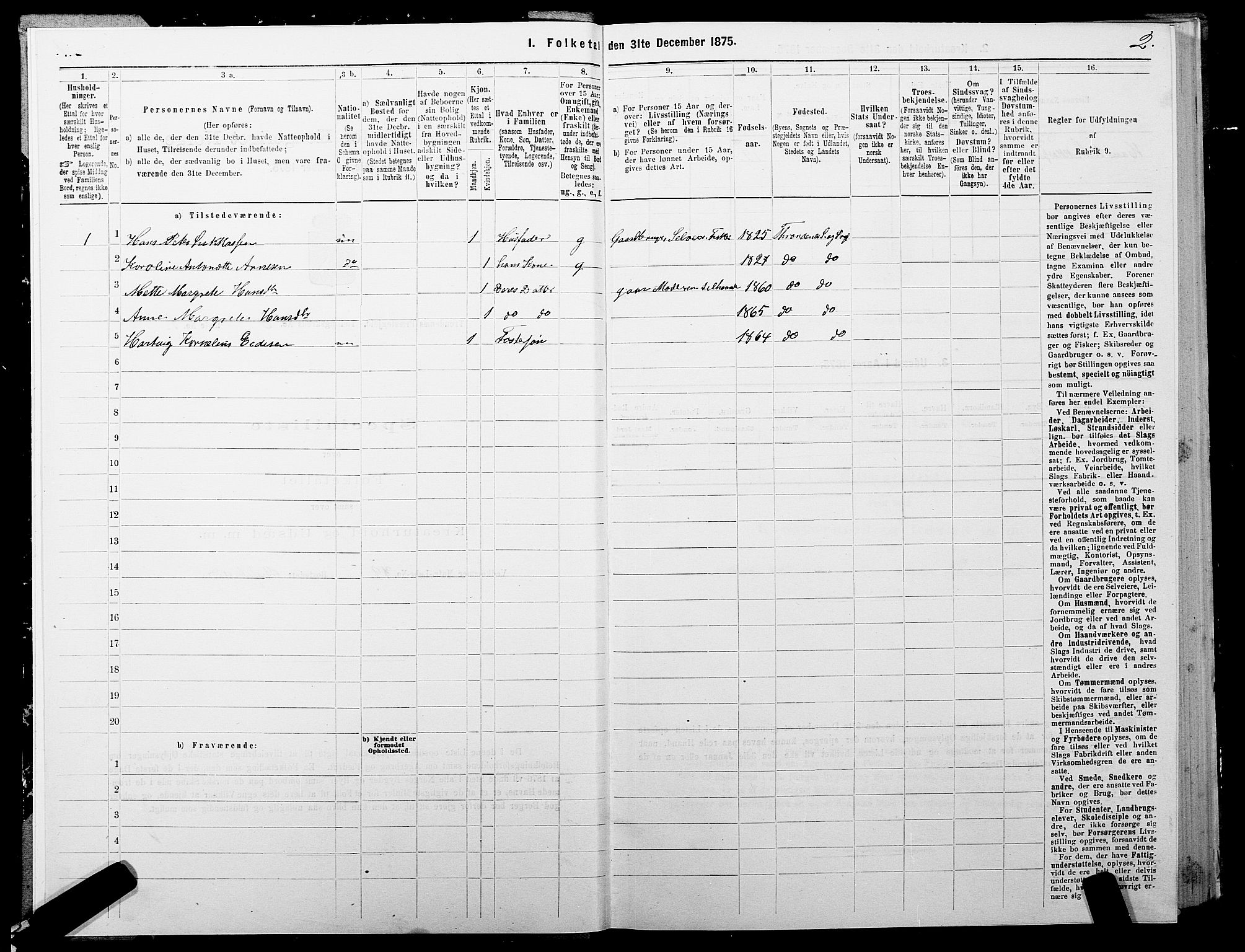 SATØ, 1875 census for 1914P Trondenes, 1875, p. 6002