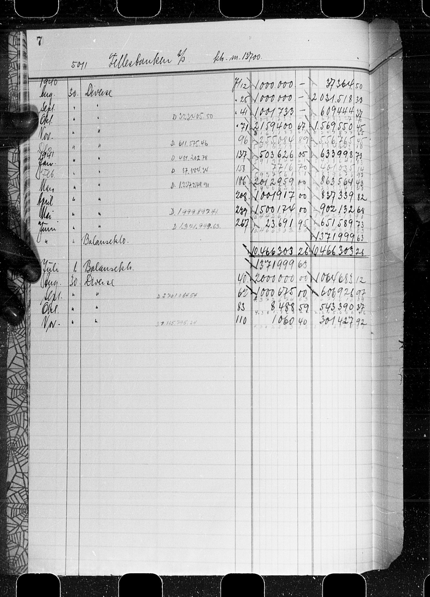 Krigsskadetrygdene for bygninger og løsøre, RA/S-1548/V/L0051: --, 1940-1945