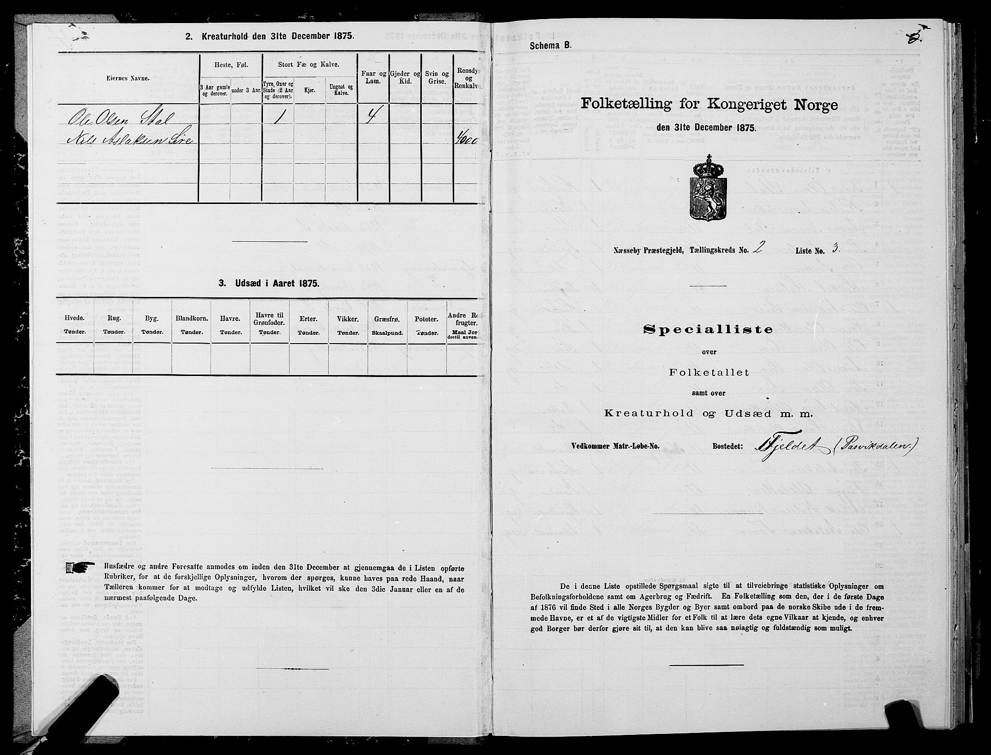 SATØ, 1875 census for 2027P Nesseby, 1875, p. 2005