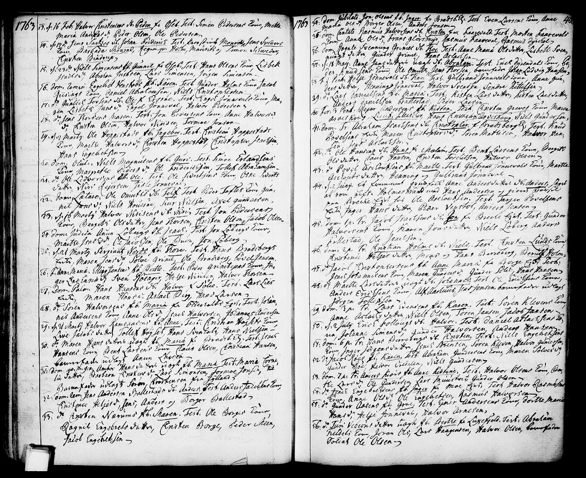 Gjerpen kirkebøker, SAKO/A-265/F/Fa/L0002: Parish register (official) no. I 2, 1747-1795, p. 40