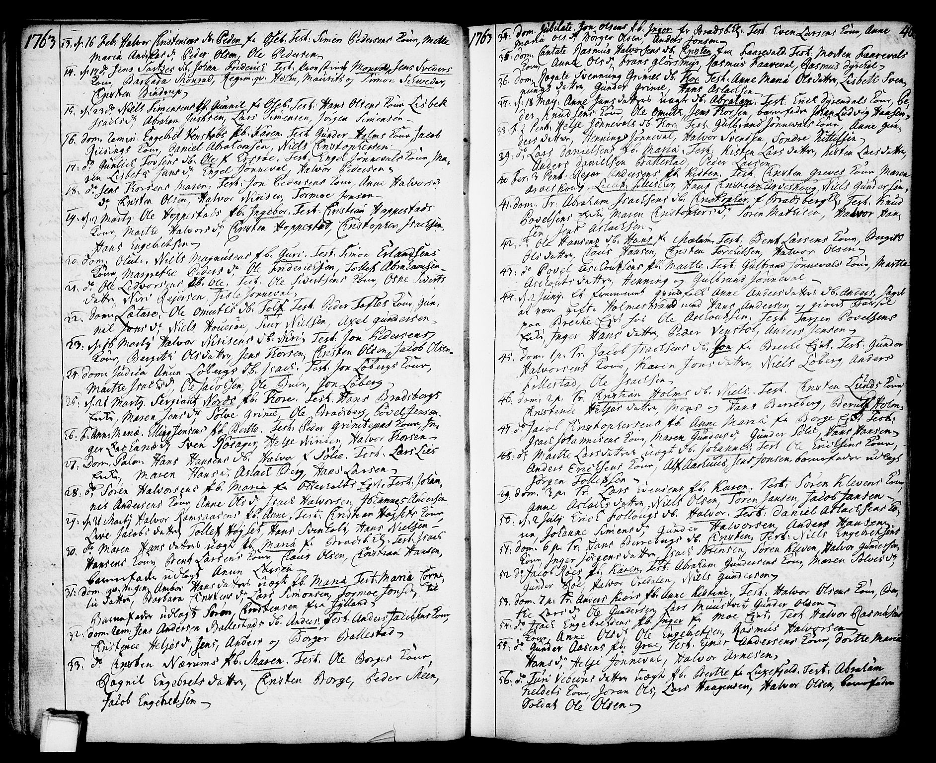 Gjerpen kirkebøker, AV/SAKO-A-265/F/Fa/L0002: Parish register (official) no. I 2, 1747-1795, p. 40