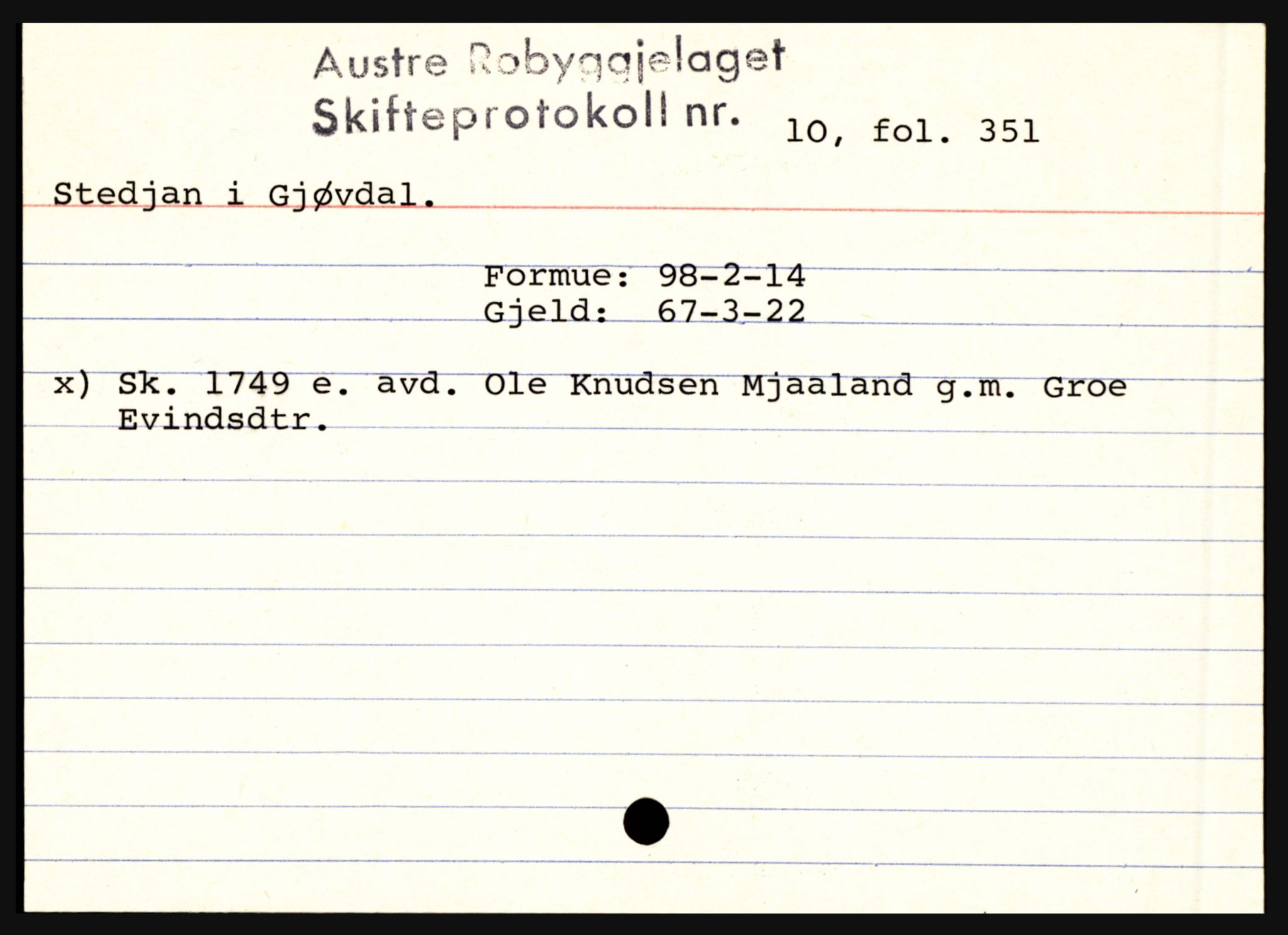 Østre Råbyggelag sorenskriveri, AV/SAK-1221-0016/H, p. 13029