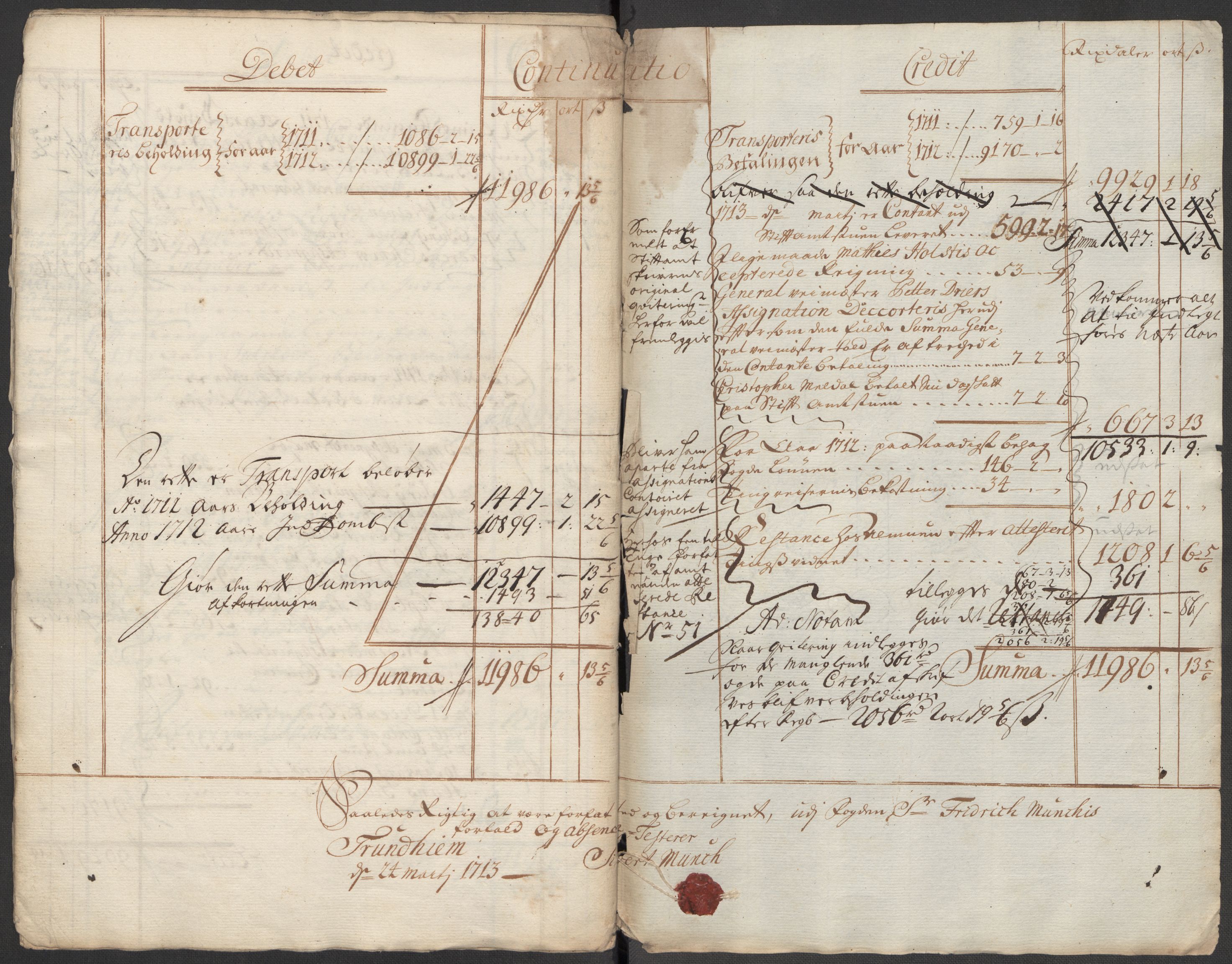 Rentekammeret inntil 1814, Reviderte regnskaper, Fogderegnskap, RA/EA-4092/R56/L3746: Fogderegnskap Nordmøre, 1712, p. 11