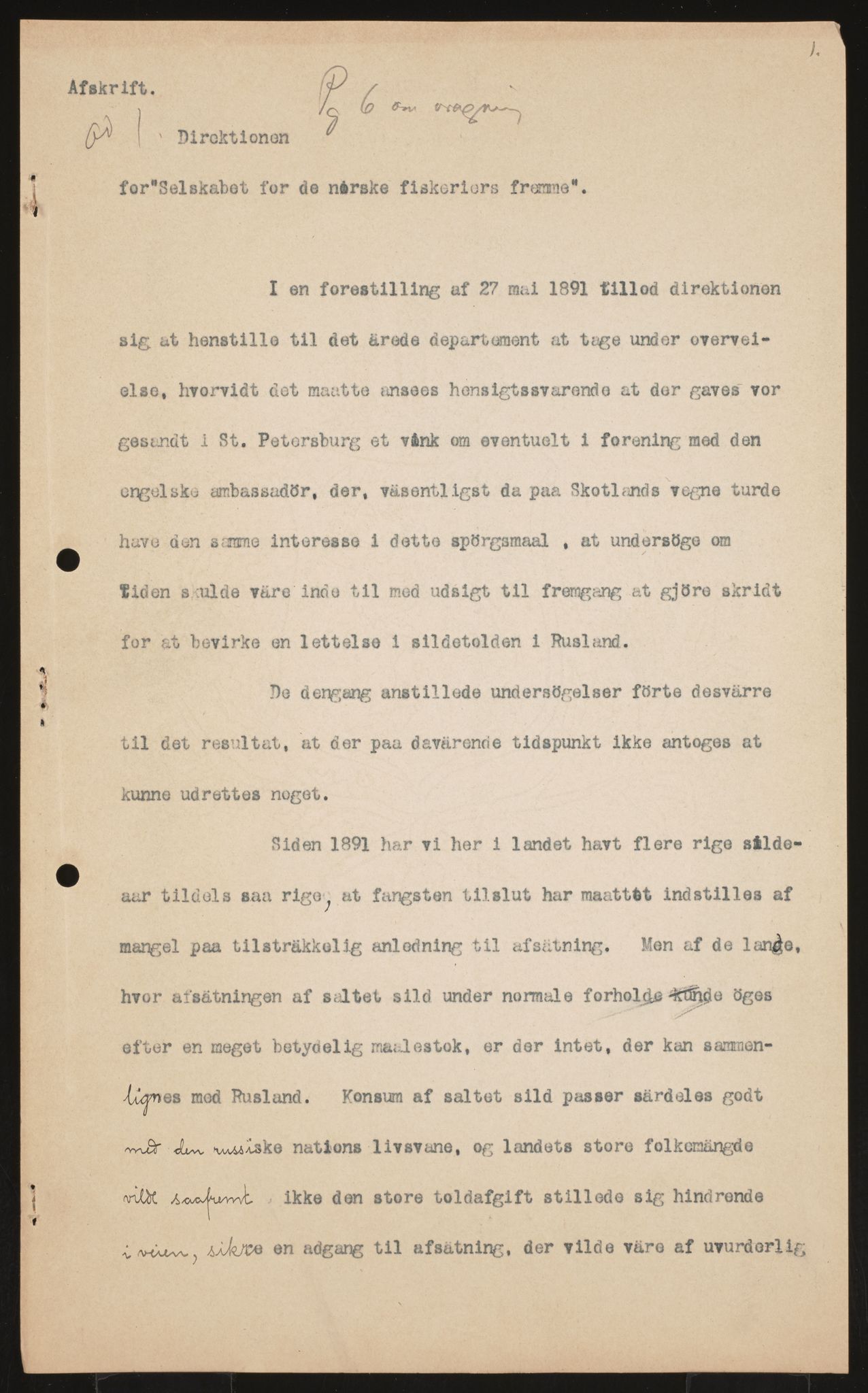 Utenriksdepartementet, RA/S-2259, 1846-1939, p. 229