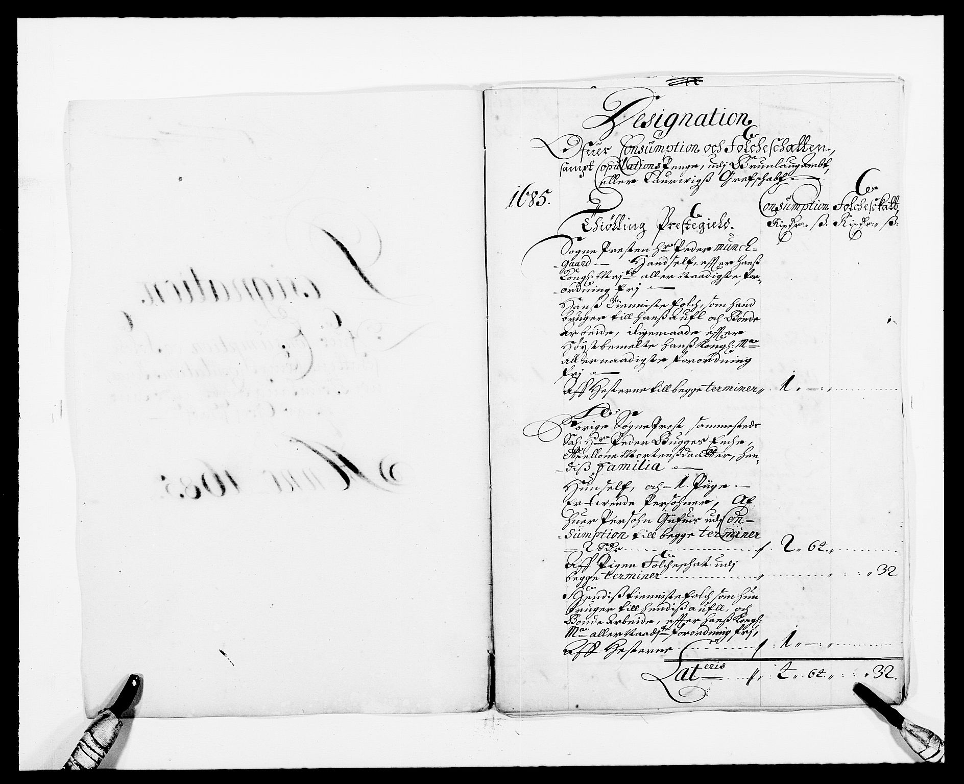 Rentekammeret inntil 1814, Reviderte regnskaper, Fogderegnskap, RA/EA-4092/R33/L1970: Fogderegnskap Larvik grevskap, 1675-1687, p. 98