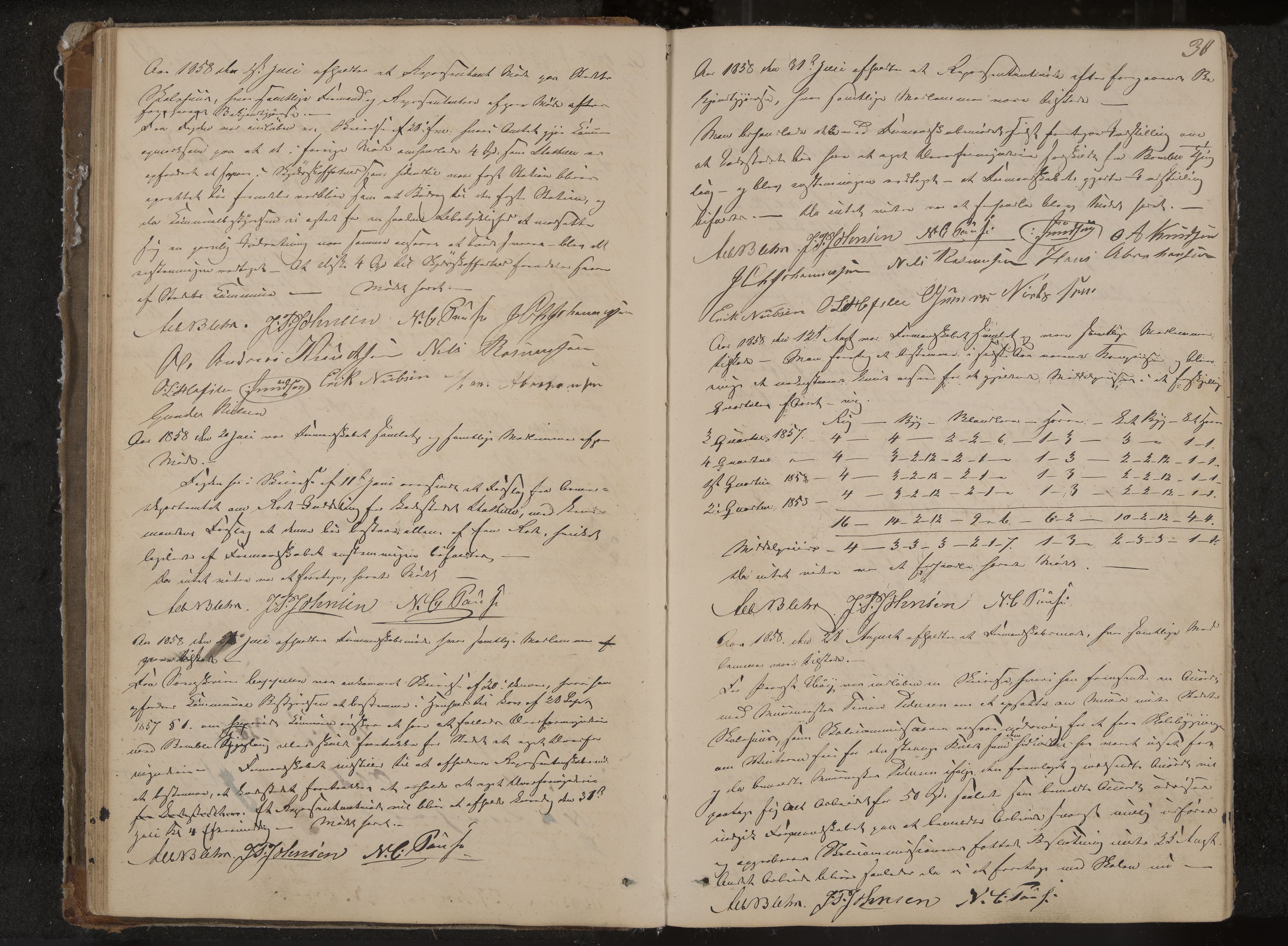 Stathelle formannskap og sentraladministrasjon, IKAK/0803021/A/L0001: Møtebok, 1852-1891, p. 30
