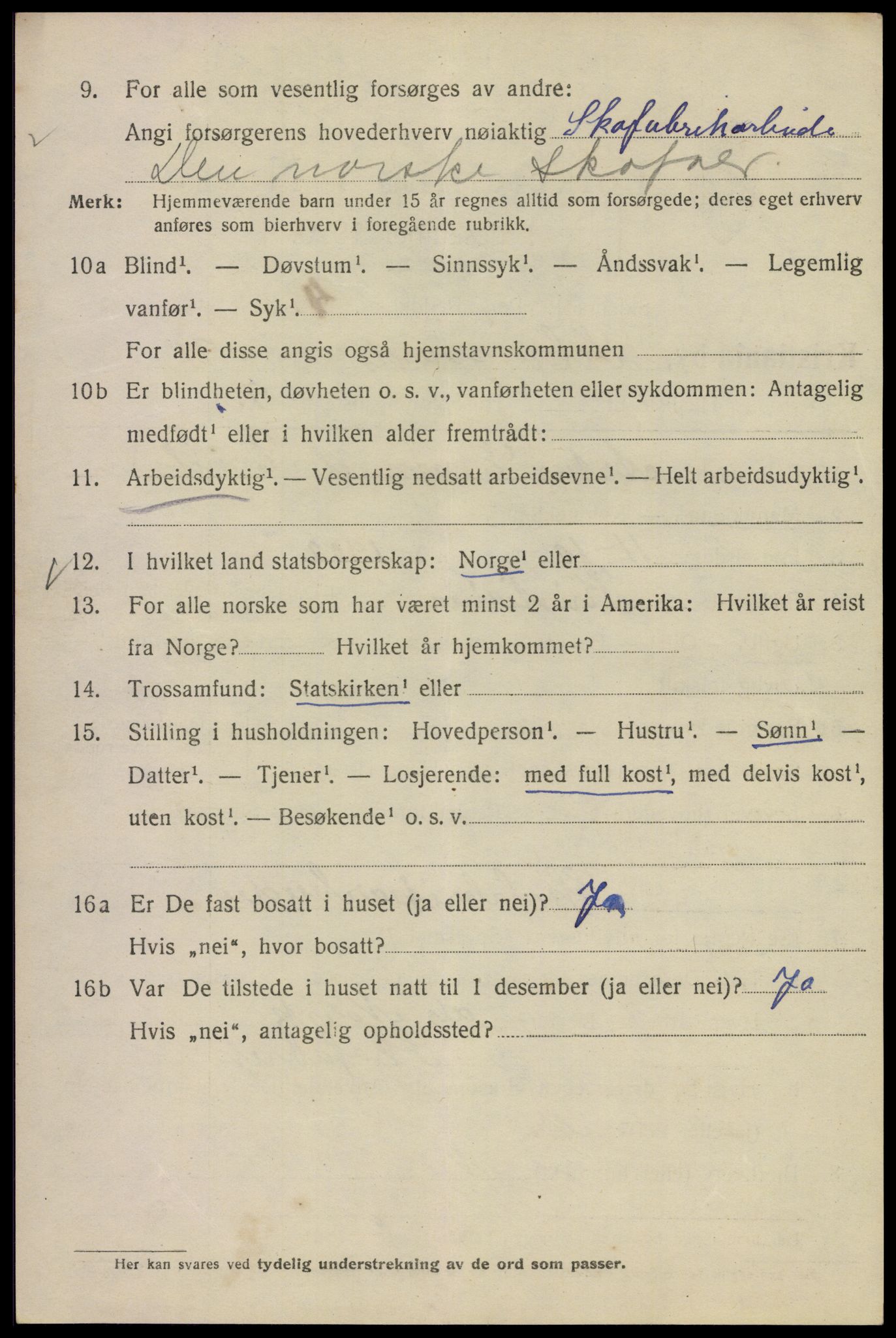 SAO, 1920 census for Kristiania, 1920, p. 498822