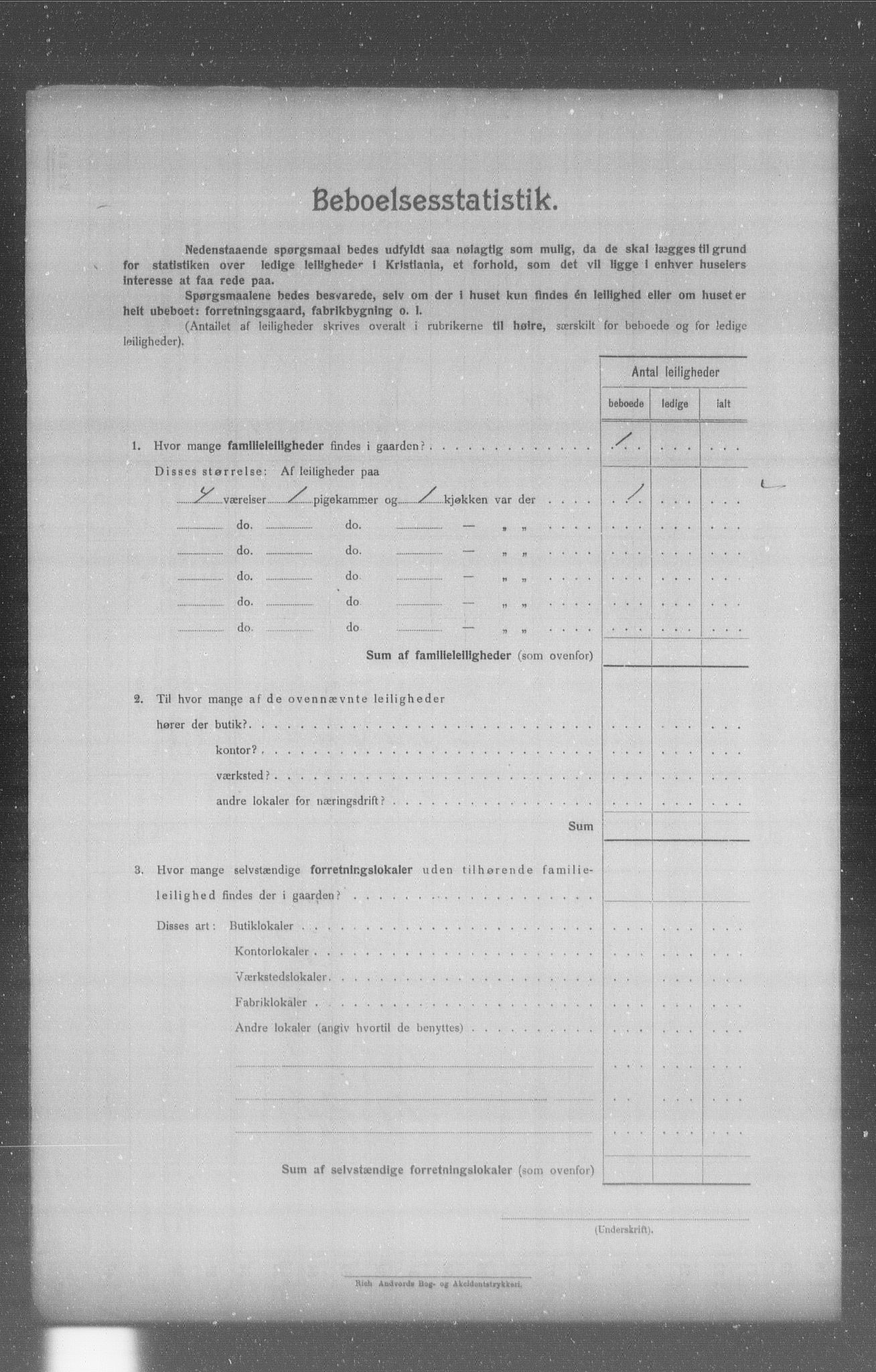 OBA, Municipal Census 1904 for Kristiania, 1904, p. 4523