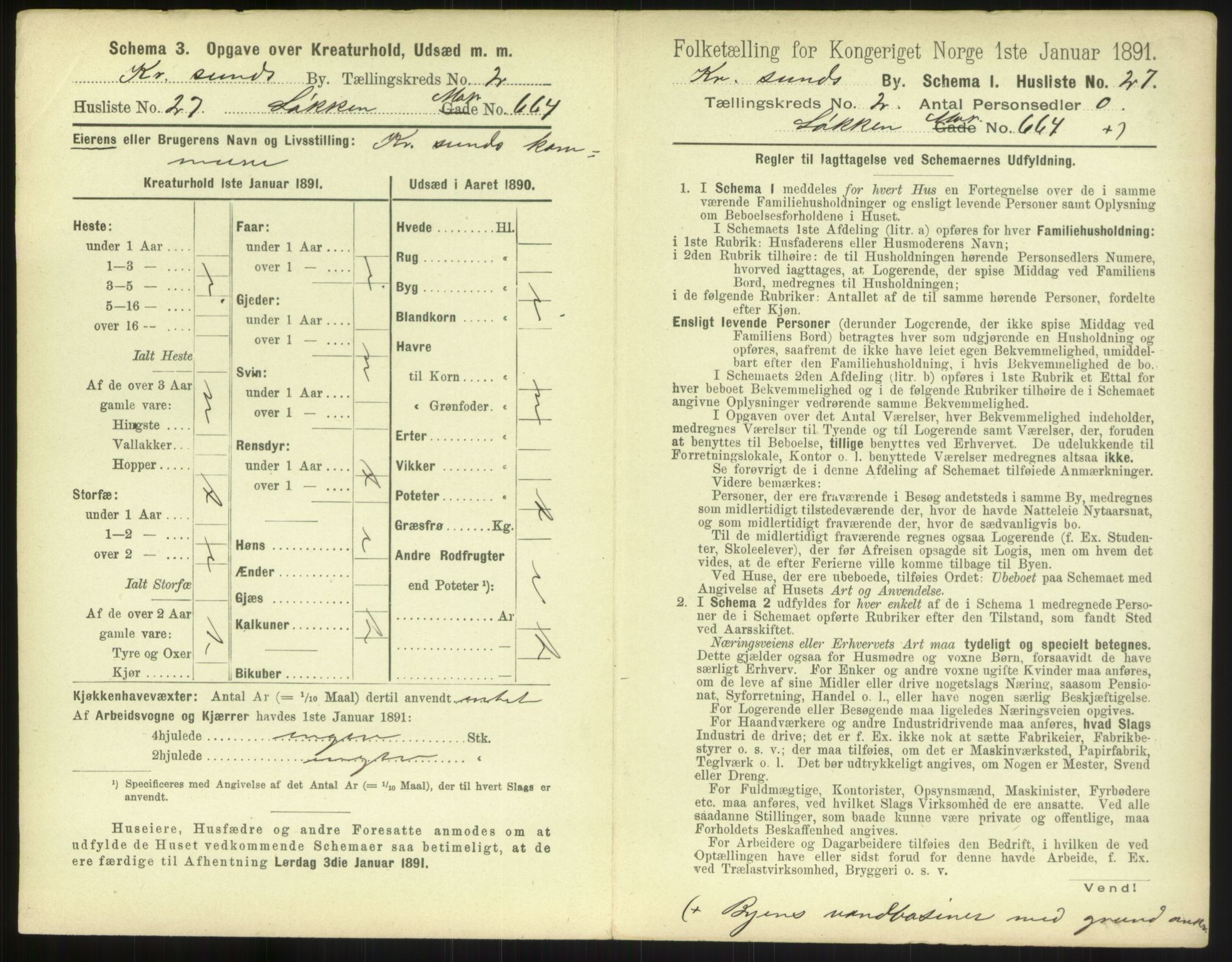 RA, 1891 census for 1503 Kristiansund, 1891, p. 204