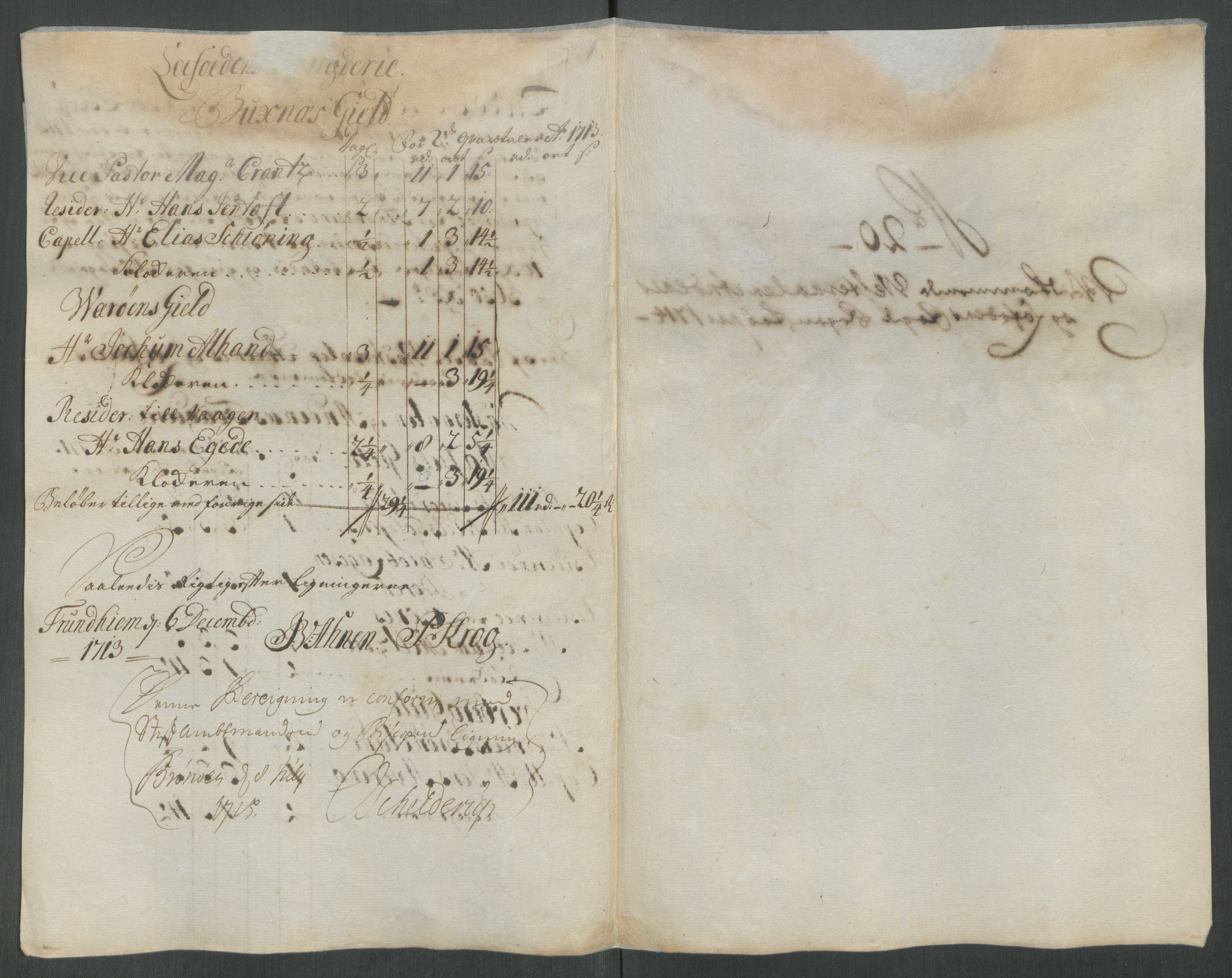 Rentekammeret inntil 1814, Reviderte regnskaper, Fogderegnskap, AV/RA-EA-4092/R67/L4680: Fogderegnskap Vesterålen, Andenes og Lofoten, 1714, p. 128