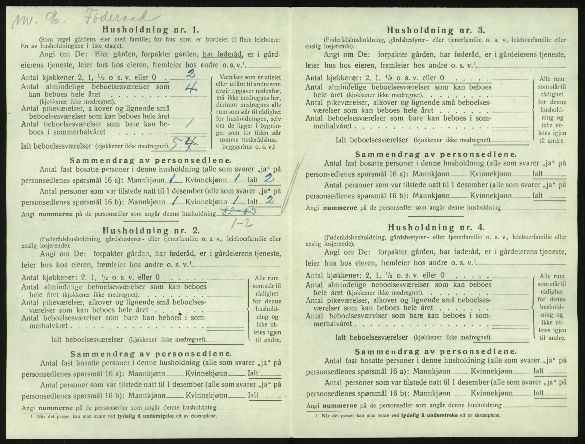SAKO, 1920 census for Hedrum, 1920, p. 1626