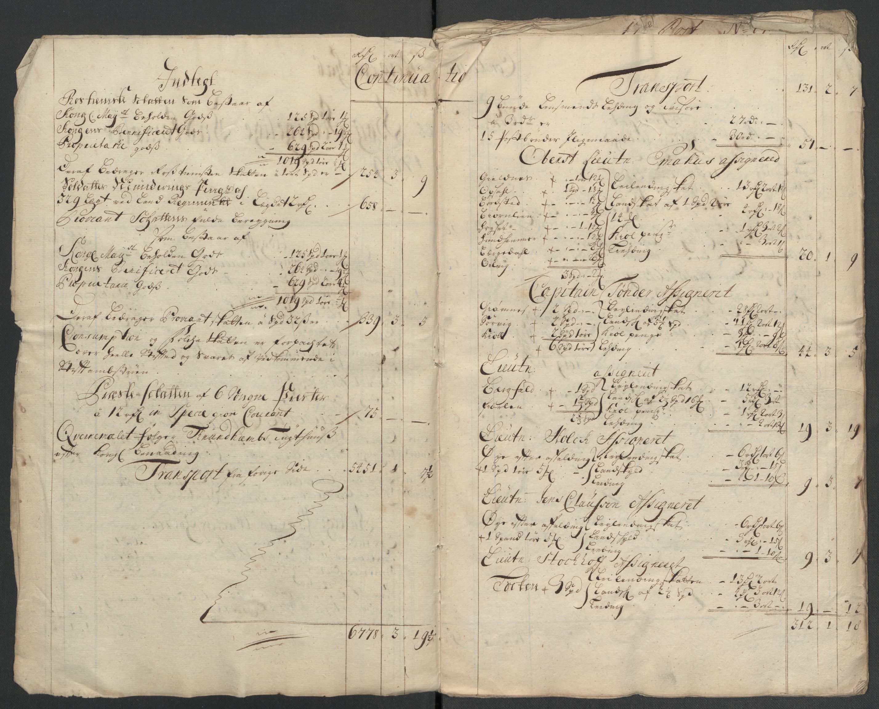 Rentekammeret inntil 1814, Reviderte regnskaper, Fogderegnskap, RA/EA-4092/R56/L3744: Fogderegnskap Nordmøre, 1709-1710, p. 12