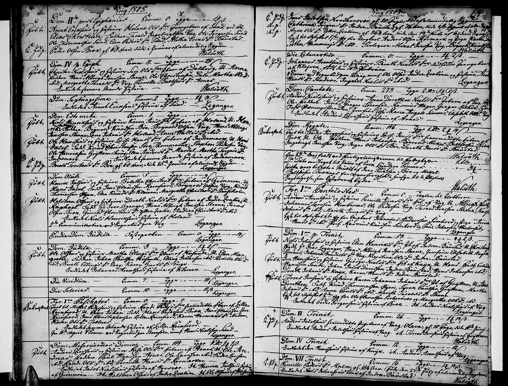 Ministerialprotokoller, klokkerbøker og fødselsregistre - Nordland, SAT/A-1459/812/L0174: Parish register (official) no. 812A03, 1801-1819, p. 68