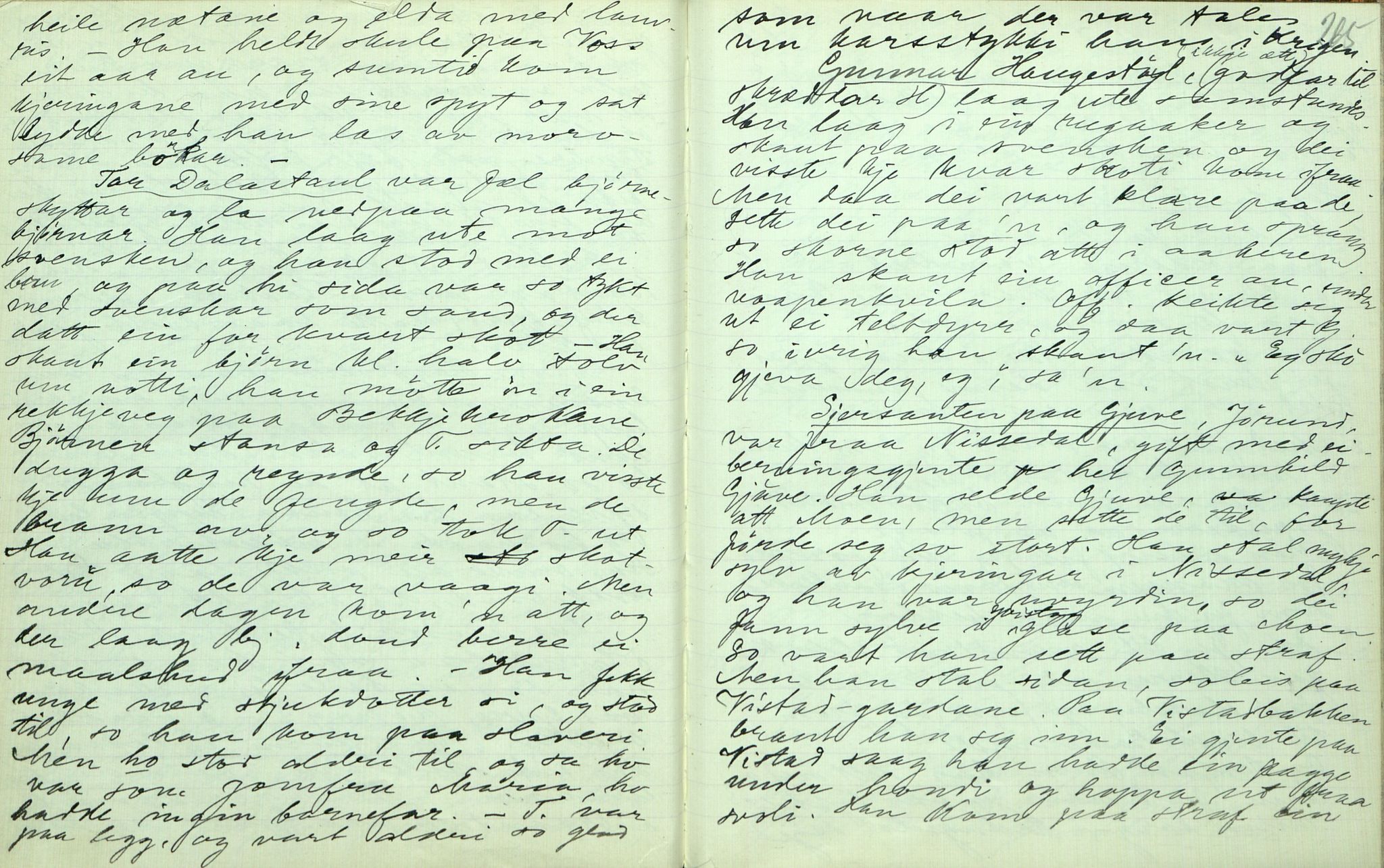 Rikard Berge, TEMU/TGM-A-1003/F/L0006/0045: 201-250 / 245 Kviteseid. Skrive av Marte Rudsodden, 1913, p. 264-265