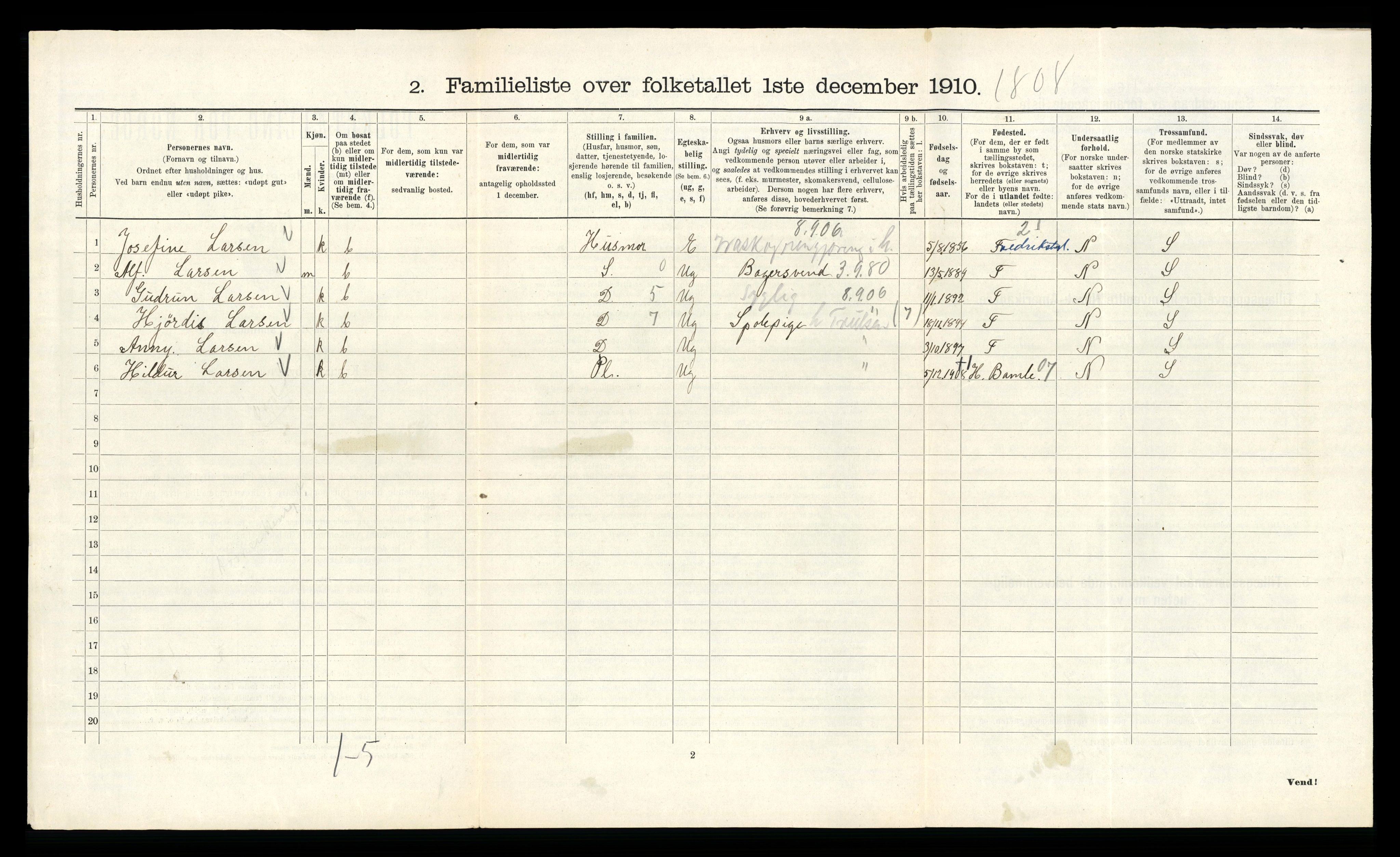 RA, 1910 census for Kristiania, 1910, p. 31926