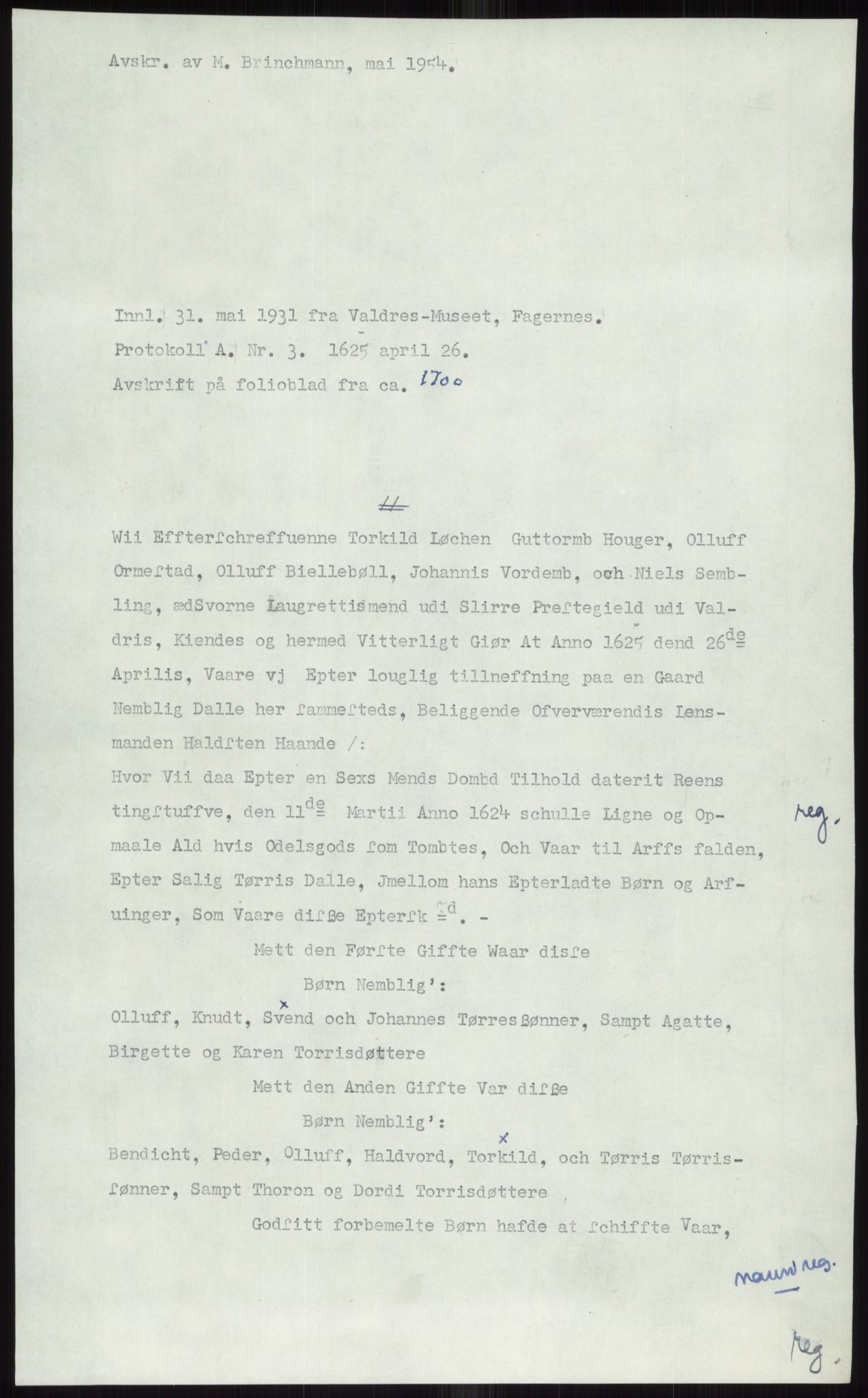 Samlinger til kildeutgivelse, Diplomavskriftsamlingen, AV/RA-EA-4053/H/Ha, p. 489