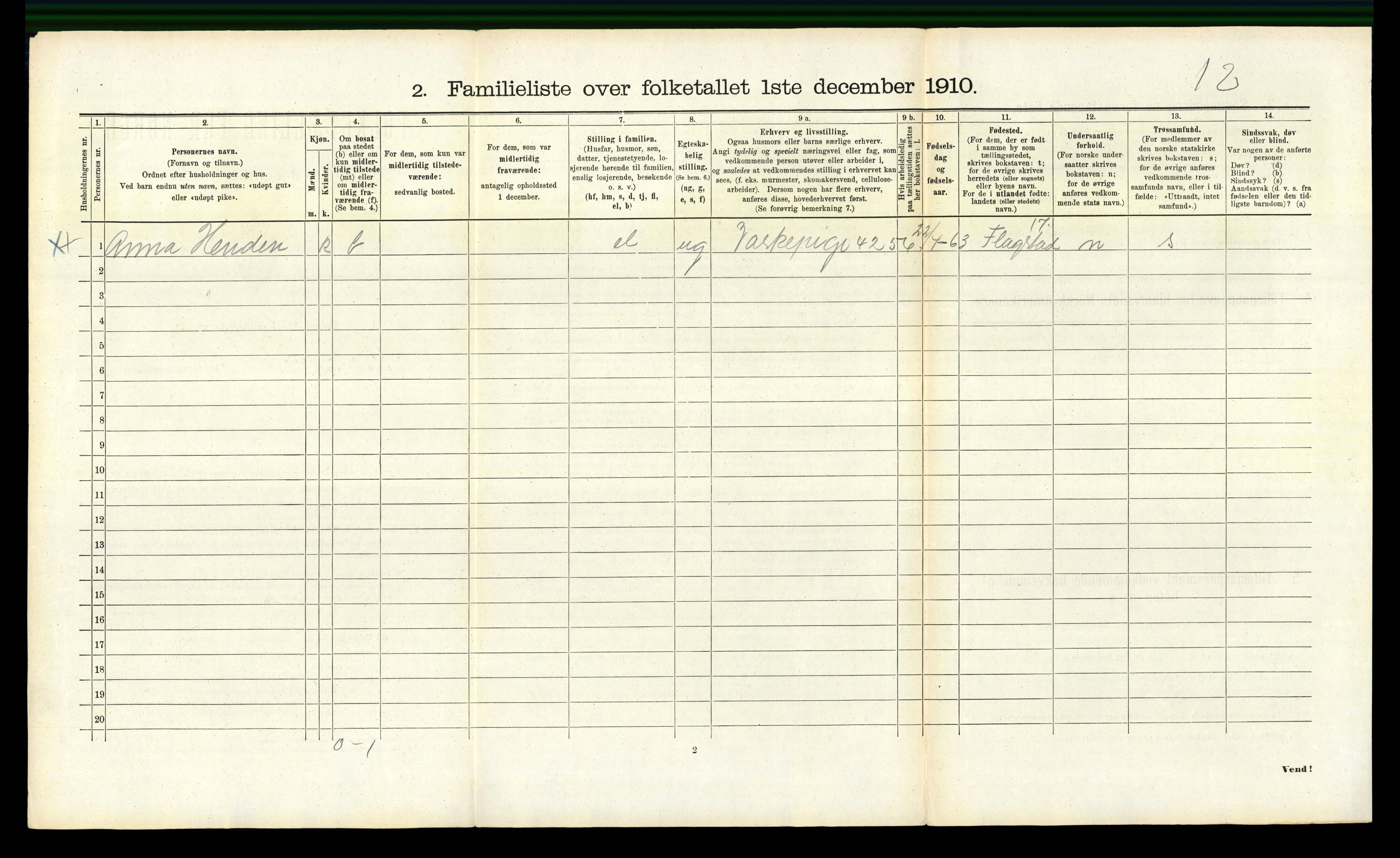 RA, 1910 census for Bergen, 1910, p. 40130