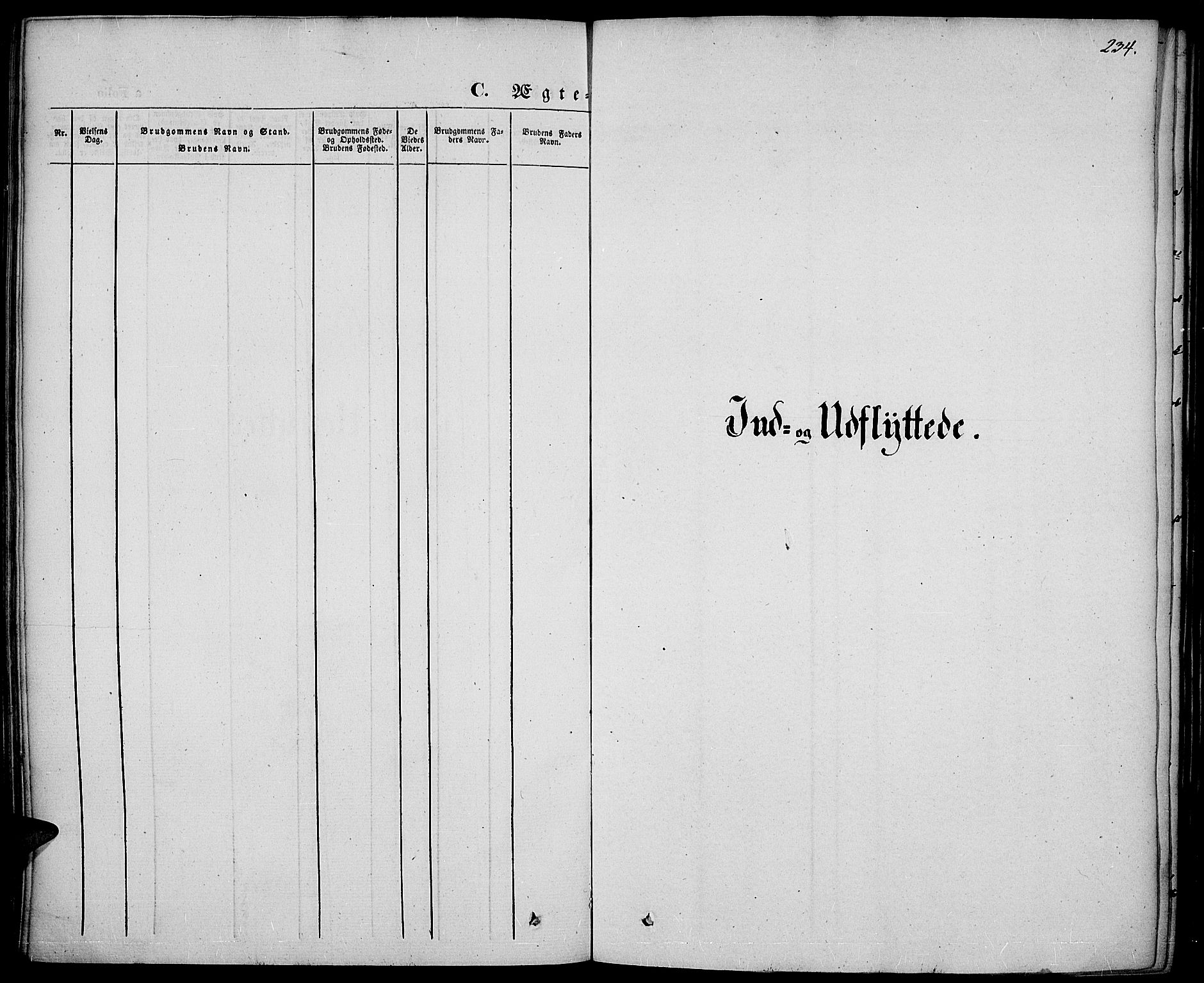 Vestre Toten prestekontor, SAH/PREST-108/H/Ha/Haa/L0004: Parish register (official) no. 4, 1844-1849, p. 234