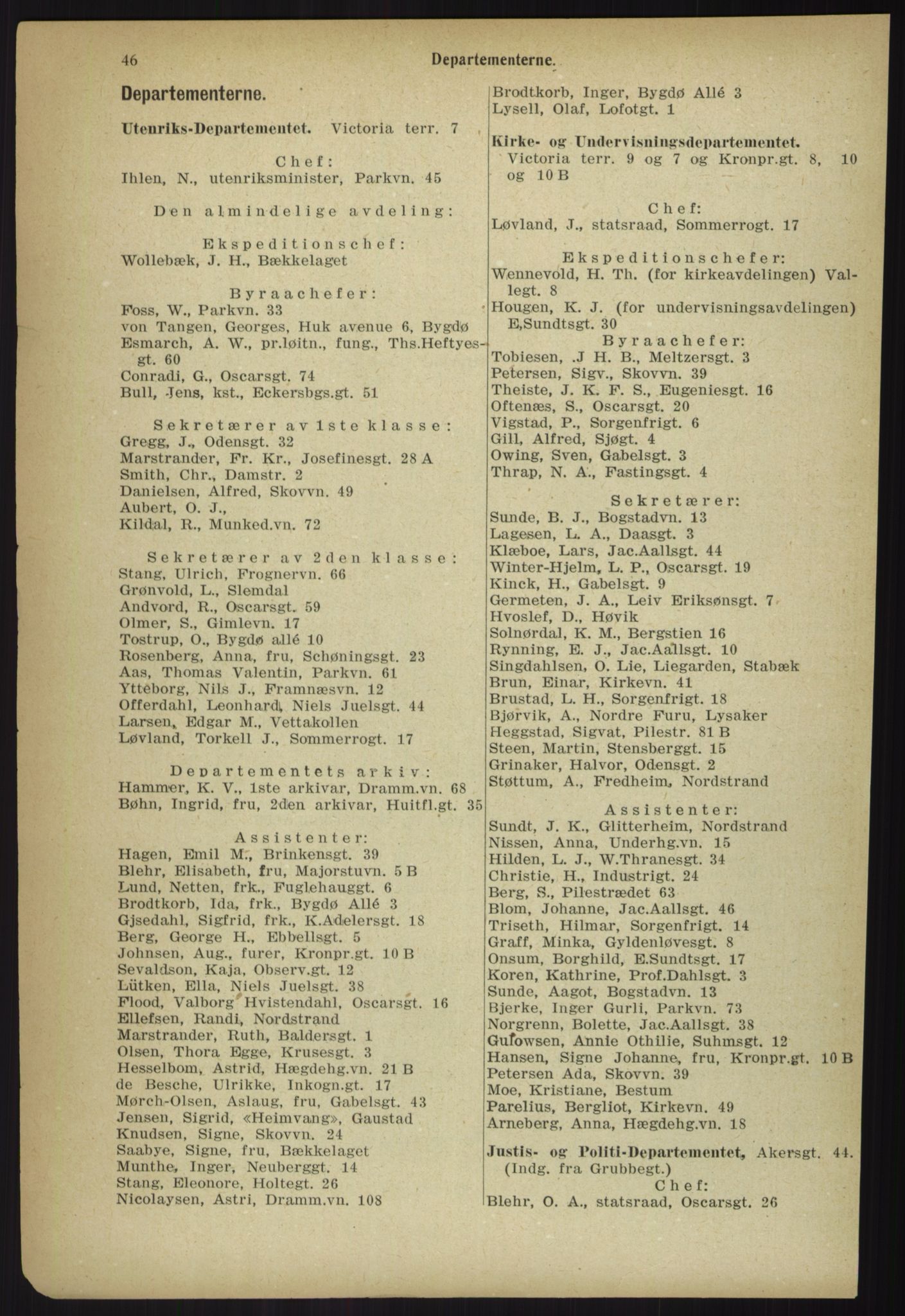 Kristiania/Oslo adressebok, PUBL/-, 1918, p. 53