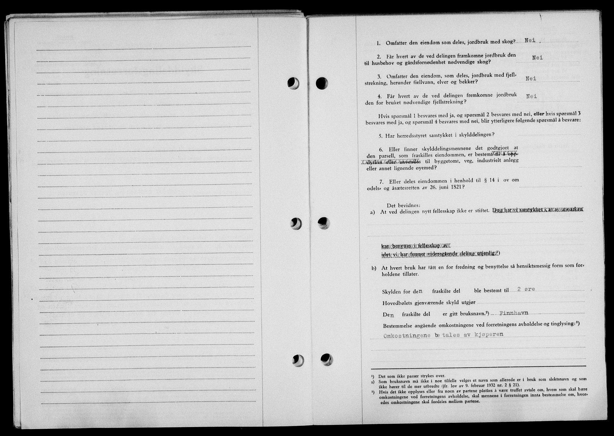 Lofoten sorenskriveri, SAT/A-0017/1/2/2C/L0022a: Mortgage book no. 22a, 1949-1950, Diary no: : 2513/1949