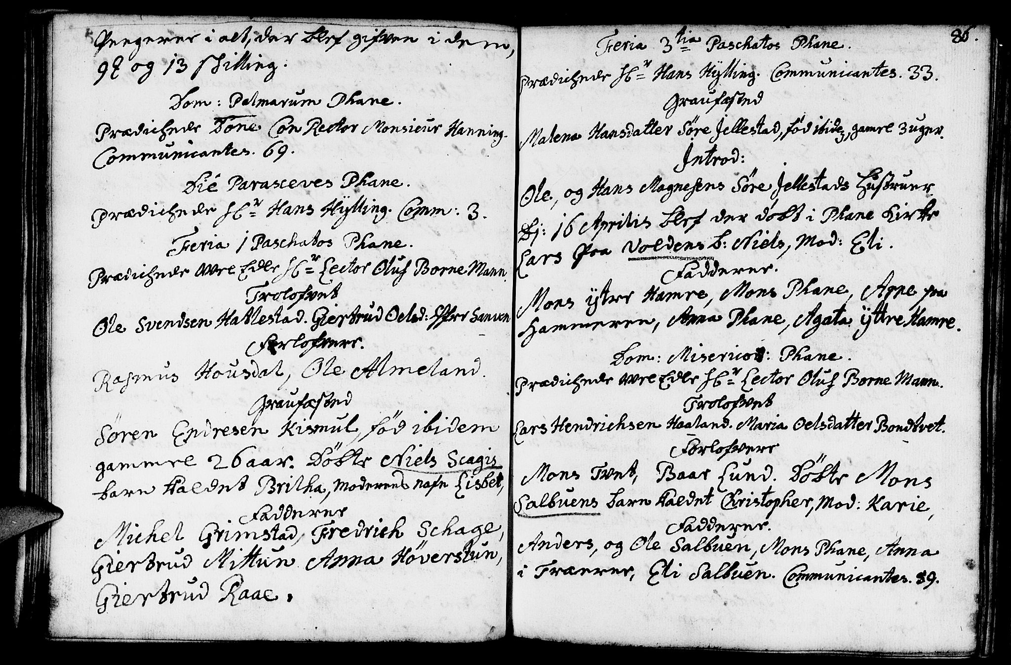 Fana Sokneprestembete, AV/SAB-A-75101/H/Haa/Haaa/L0002: Parish register (official) no. A 2, 1719-1735, p. 87