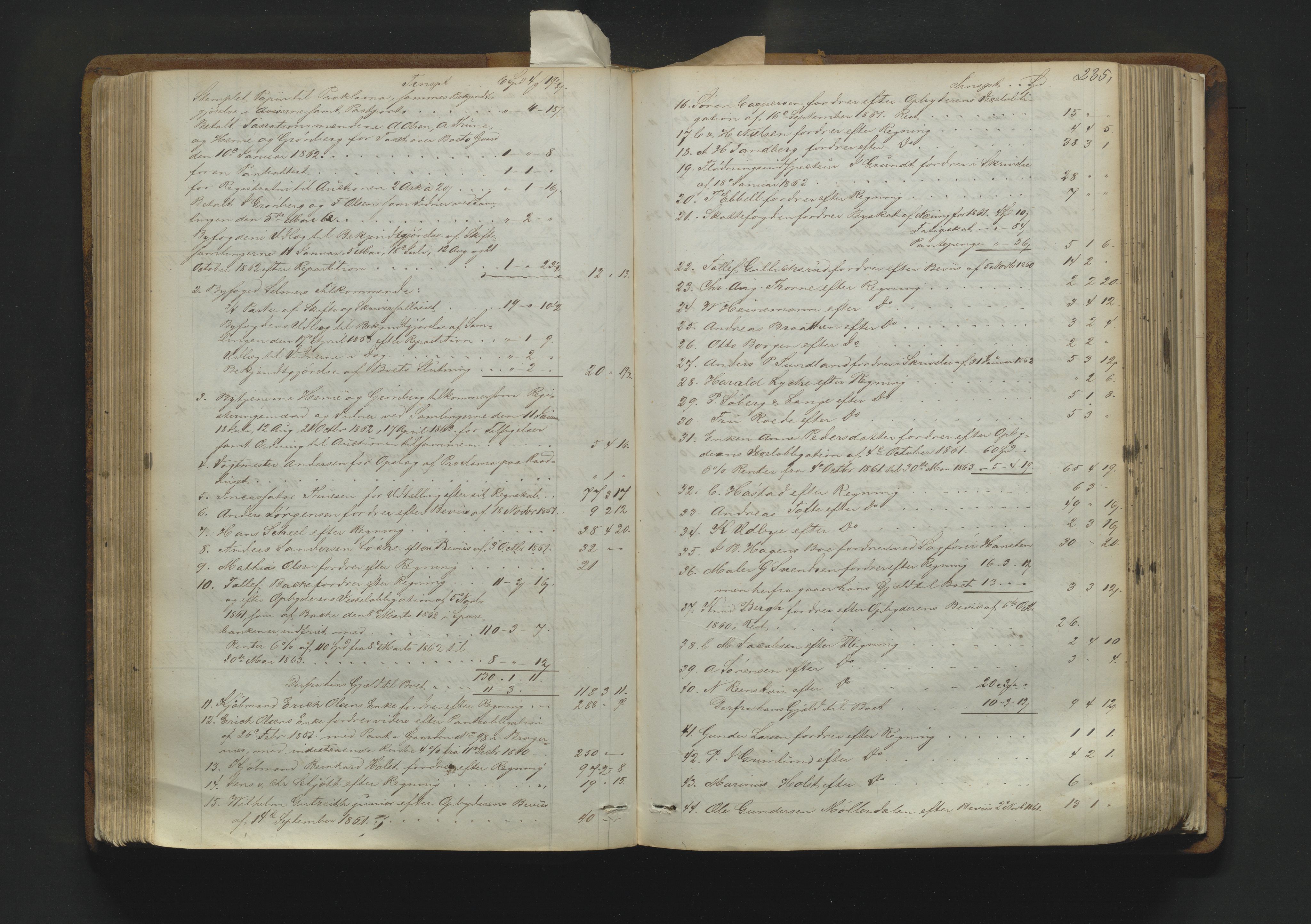Drammen byfogd, AV/SAKO-A-222/H/Hb/Hbd/Hbda/L0002: Skifteutlodningsprotokoll., 1855-1872, p. 235