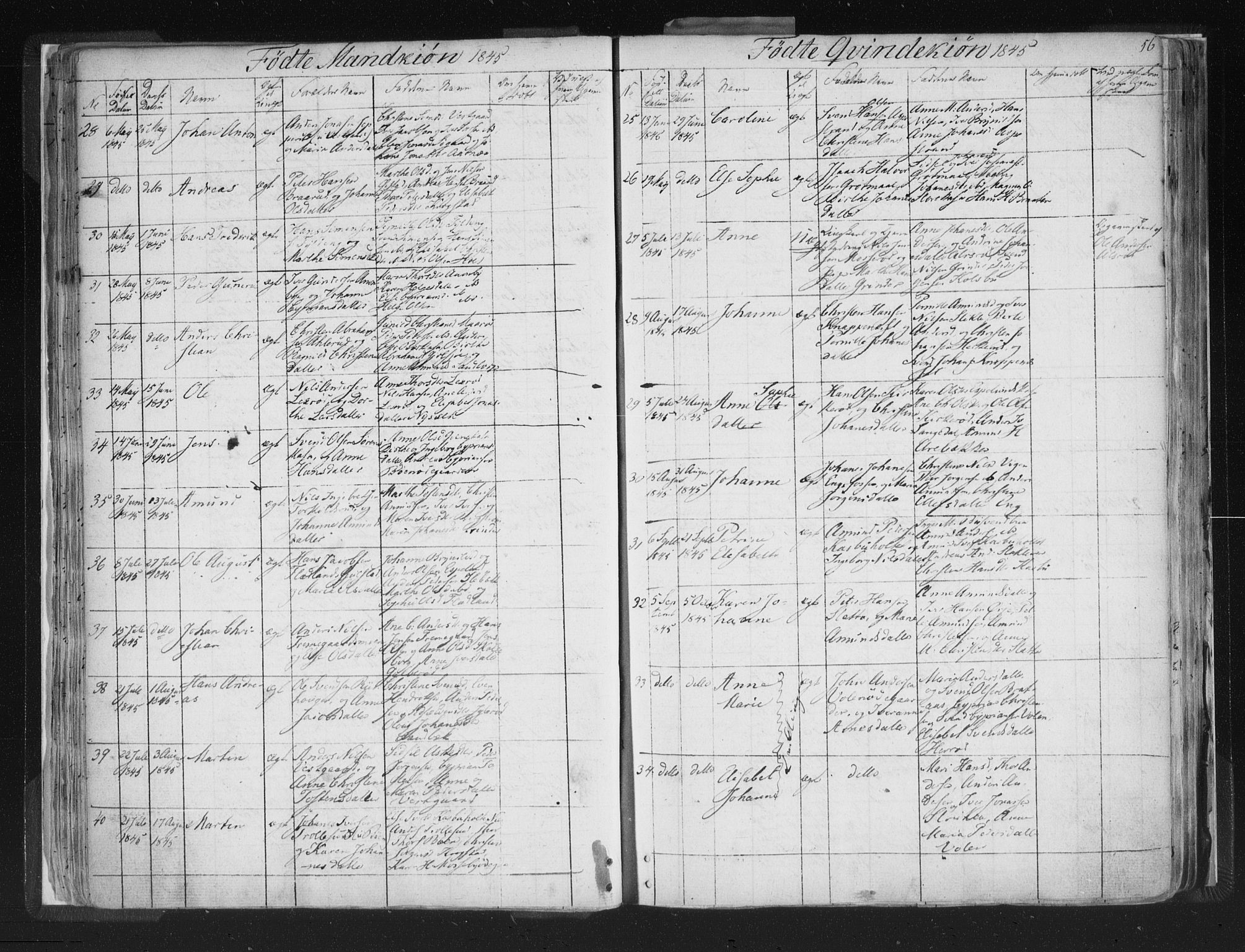 Aremark prestekontor Kirkebøker, SAO/A-10899/F/Fc/L0002: Parish register (official) no. III 2, 1834-1849, p. 56