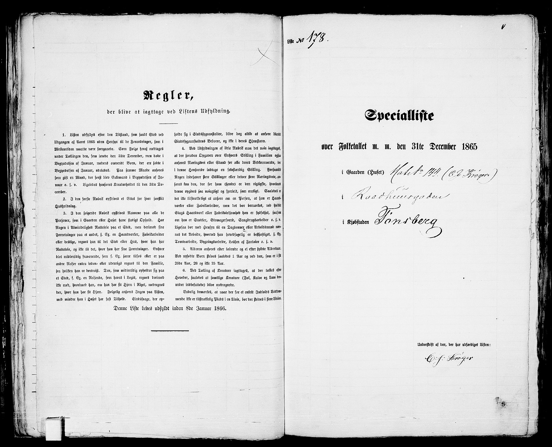 RA, 1865 census for Tønsberg, 1865, p. 390