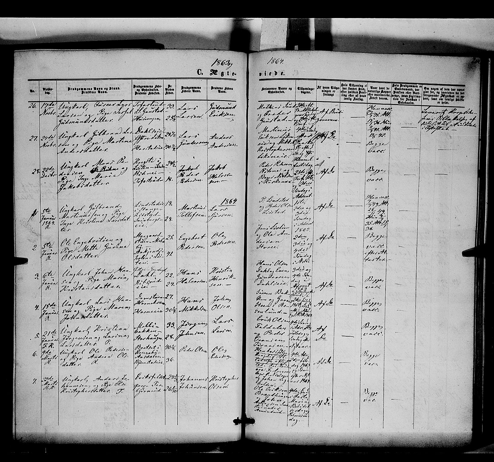 Romedal prestekontor, AV/SAH-PREST-004/K/L0005: Parish register (official) no. 5, 1862-1874, p. 204