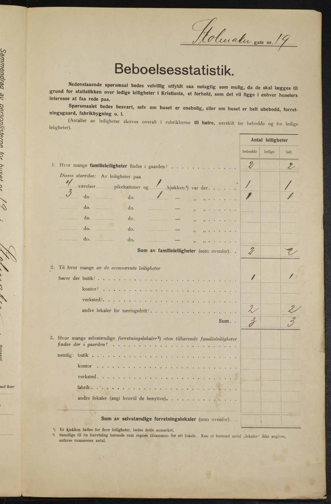 OBA, Municipal Census 1915 for Kristiania, 1915, p. 102949