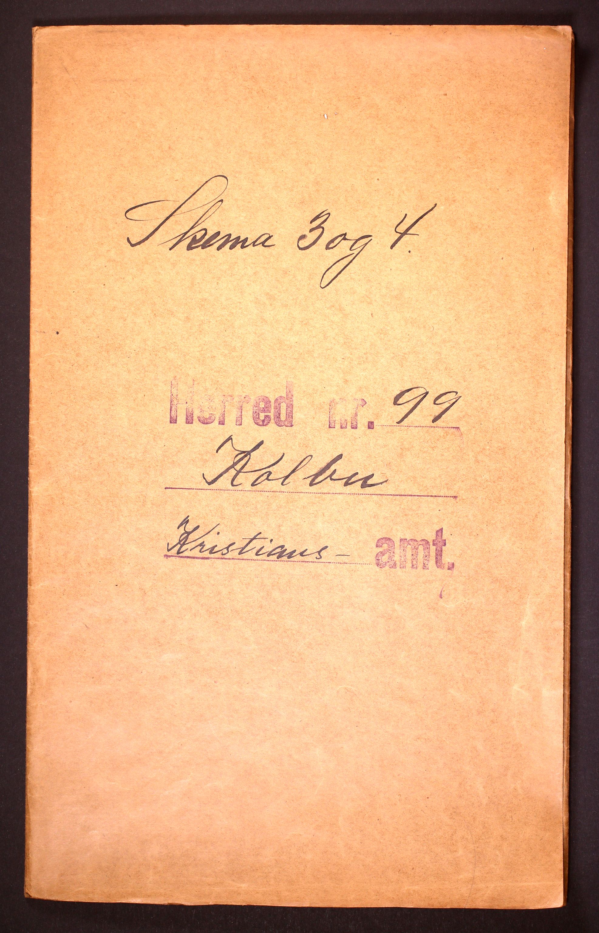 RA, 1910 census for Kolbu, 1910, p. 1