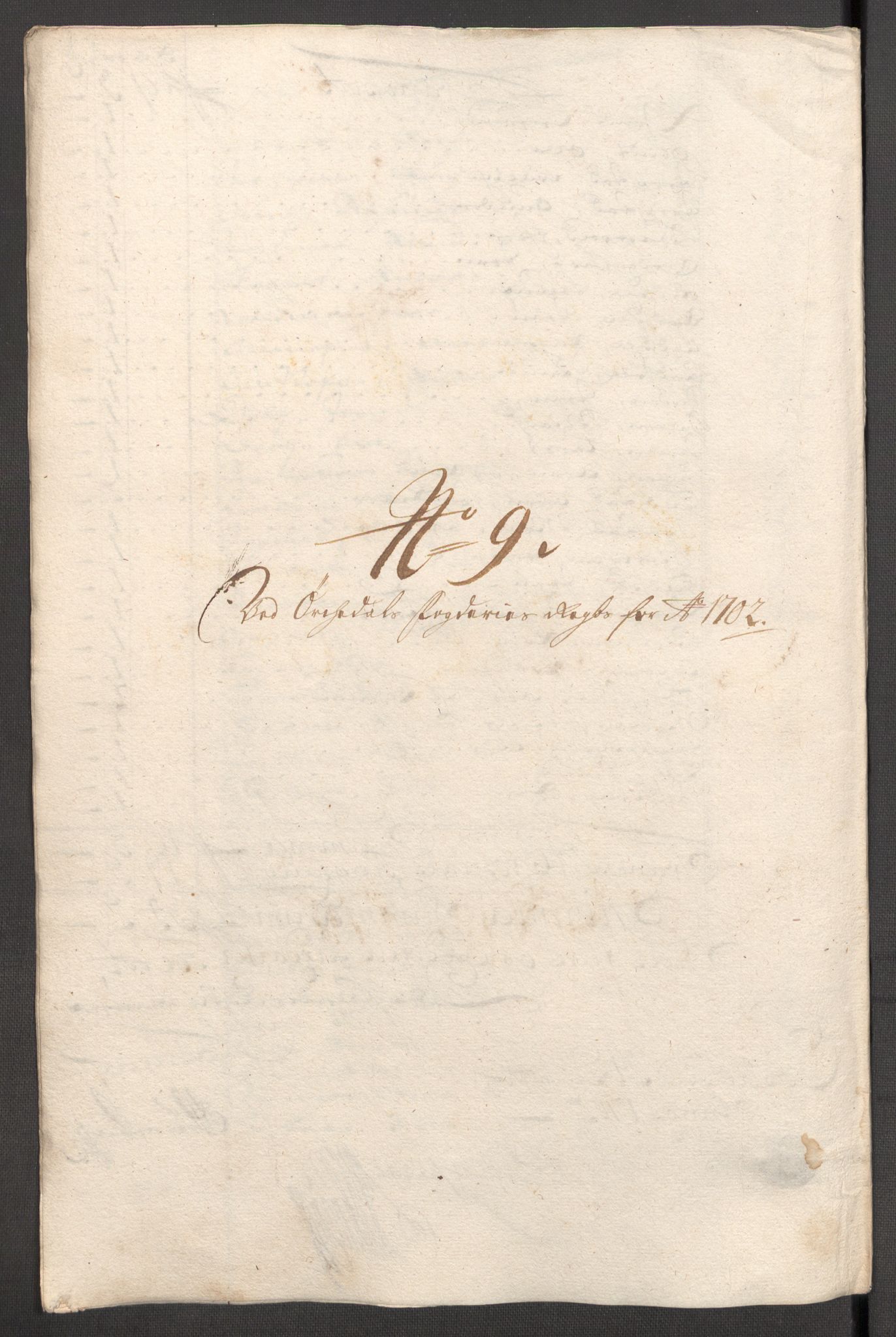 Rentekammeret inntil 1814, Reviderte regnskaper, Fogderegnskap, RA/EA-4092/R60/L3952: Fogderegnskap Orkdal og Gauldal, 1702, p. 131