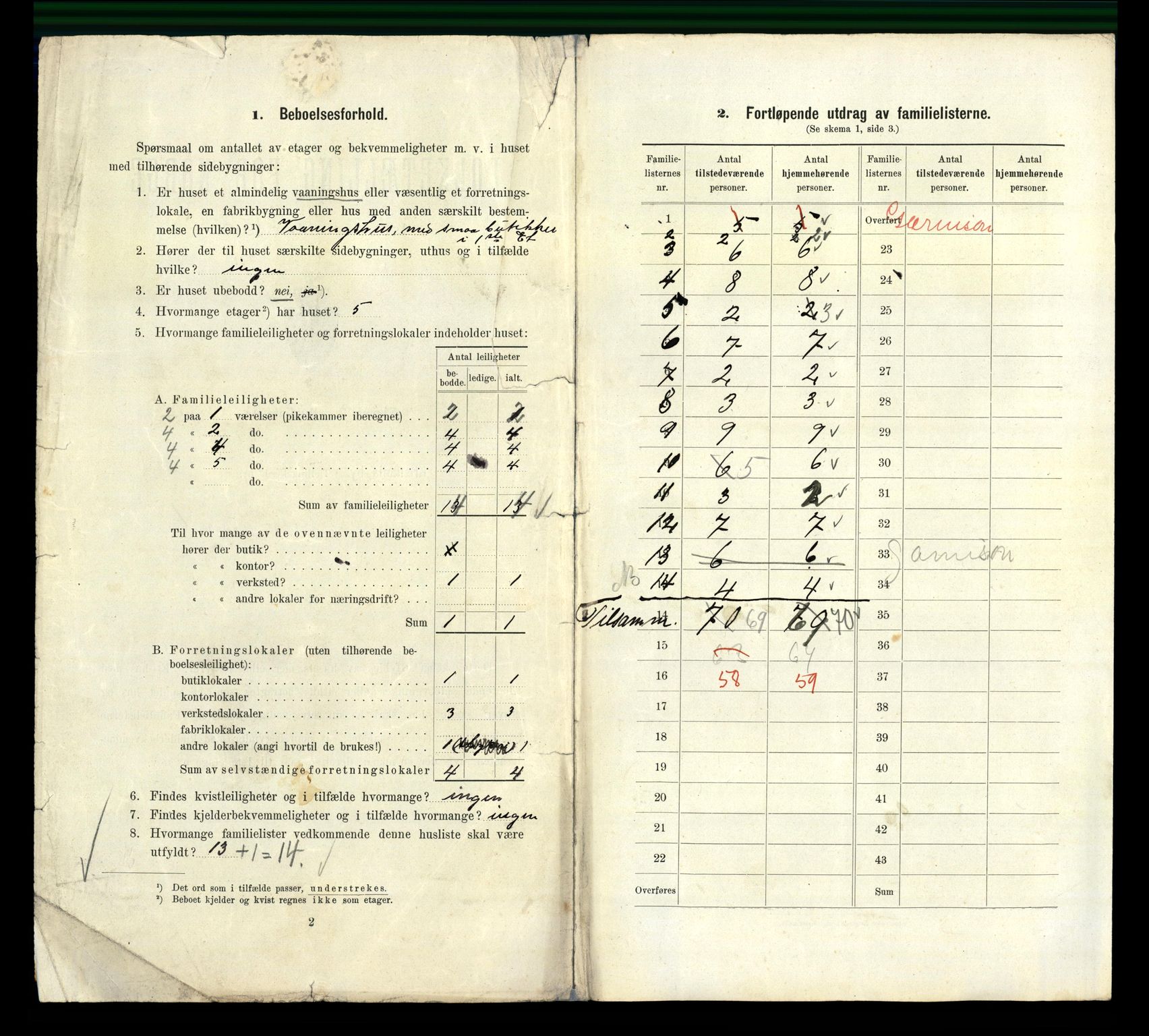 RA, 1910 census for Kristiania, 1910, p. 88484