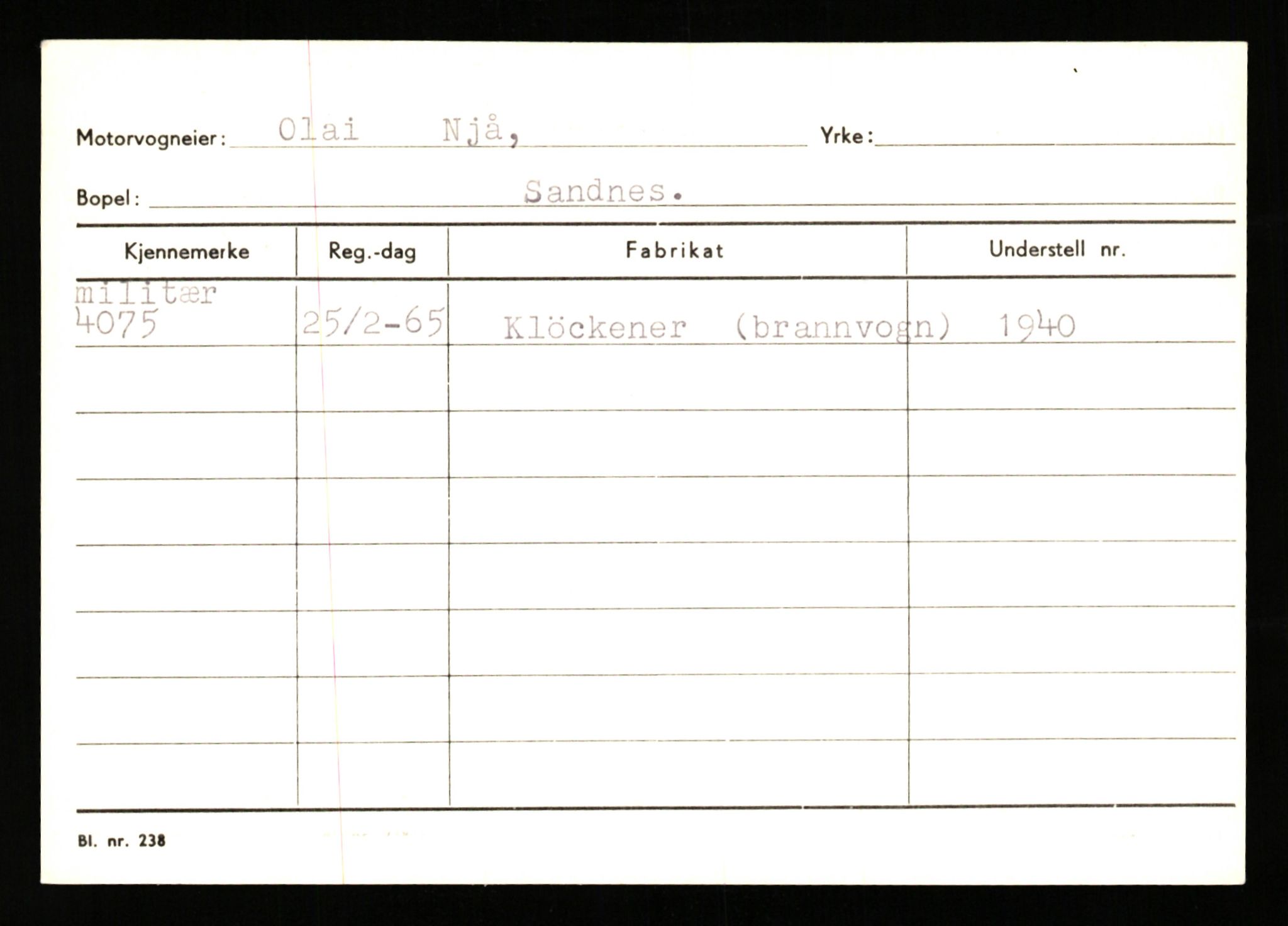 Stavanger trafikkstasjon, AV/SAST-A-101942/0/G/L0001: Registreringsnummer: 0 - 5782, 1930-1971, p. 2503