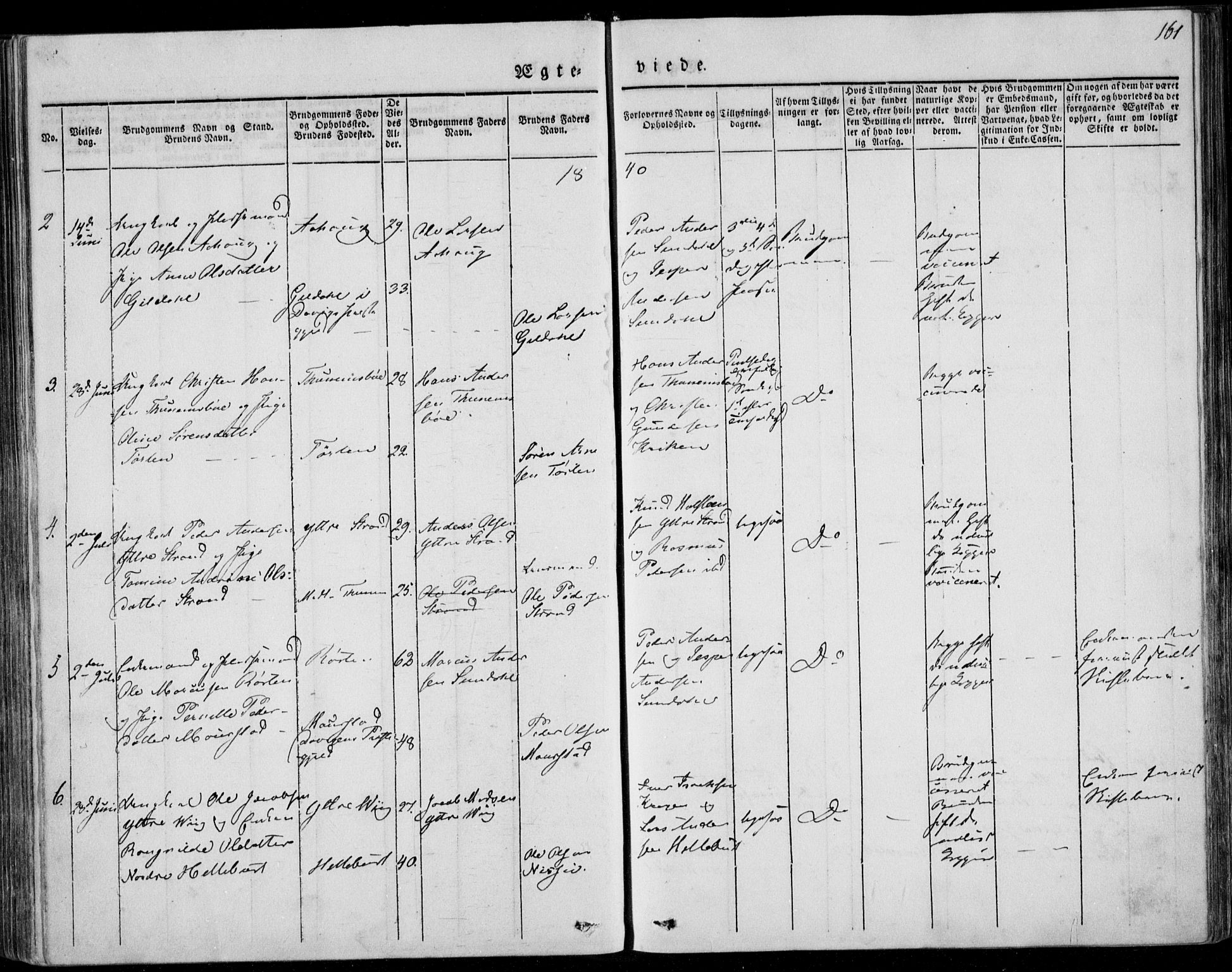 Ministerialprotokoller, klokkerbøker og fødselsregistre - Møre og Romsdal, AV/SAT-A-1454/501/L0005: Parish register (official) no. 501A05, 1831-1844, p. 161